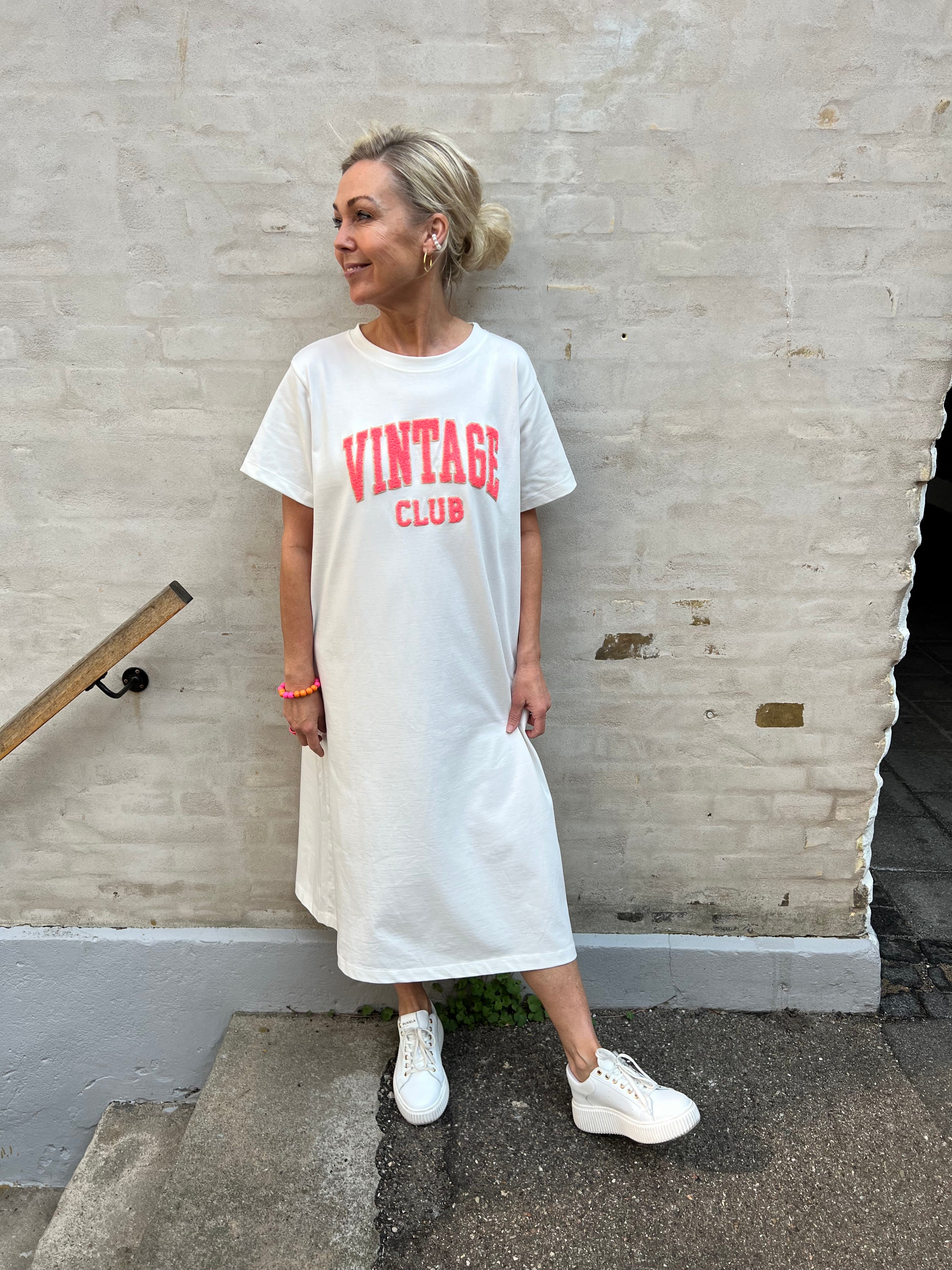 Roberta sweat dress off white