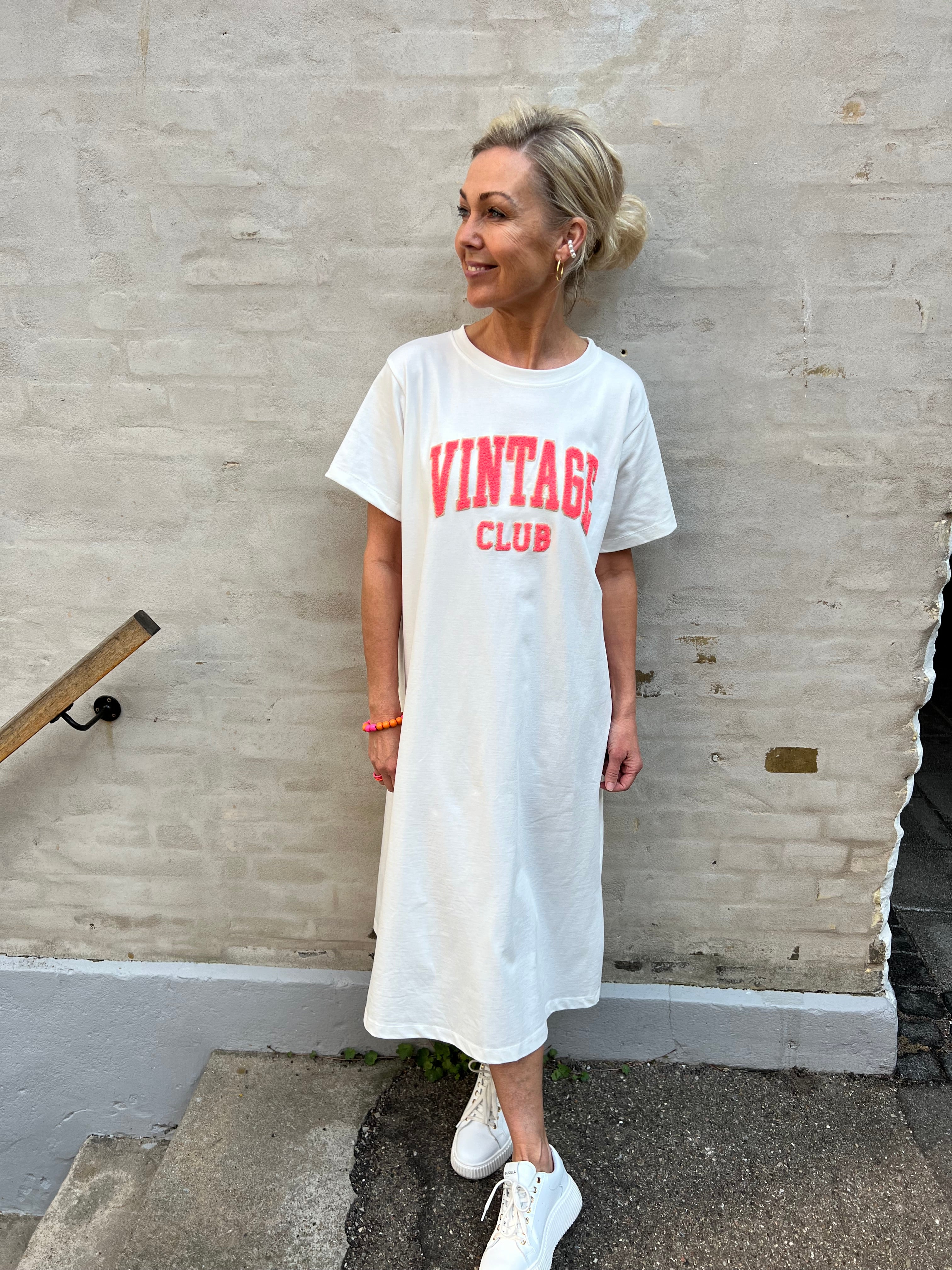 Roberta sweat dress off white