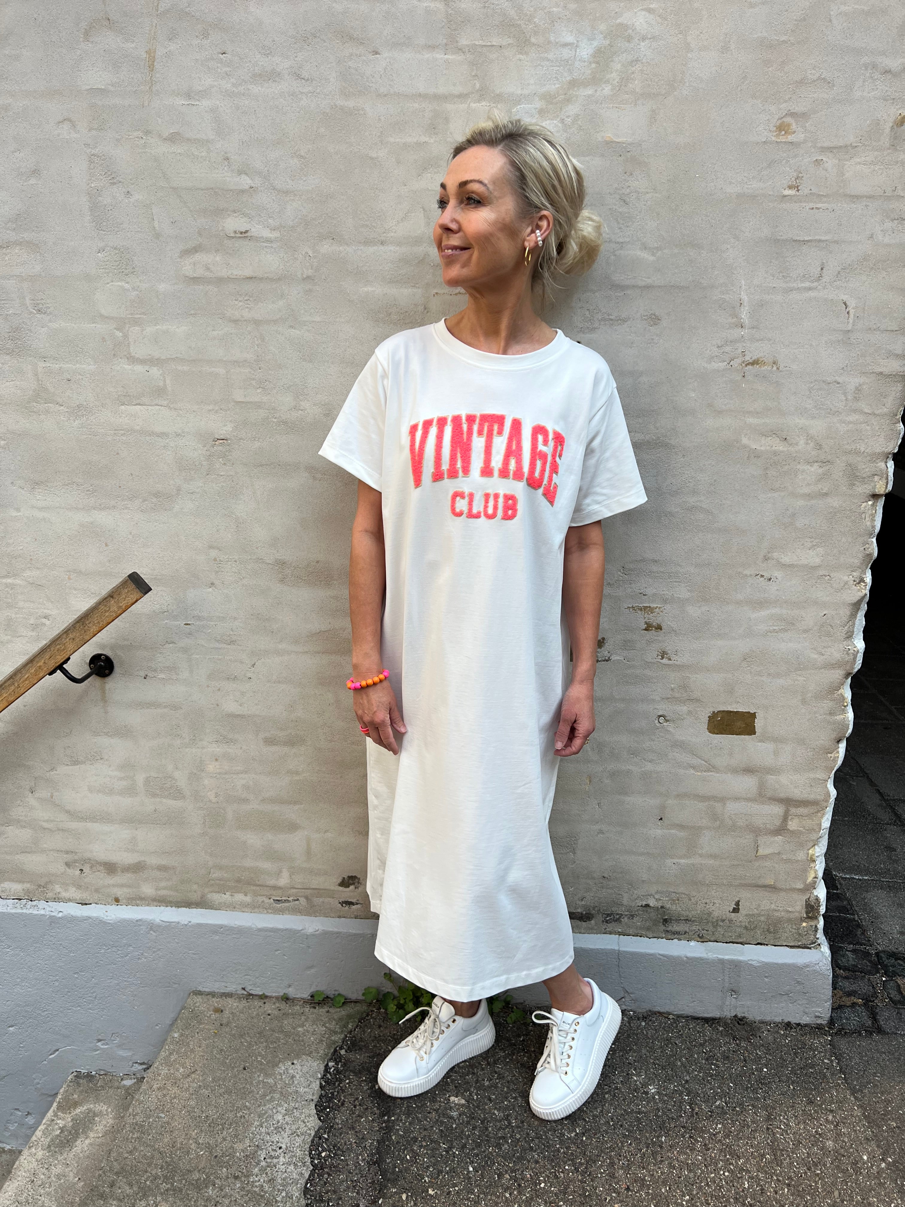 Roberta sweat dress off white