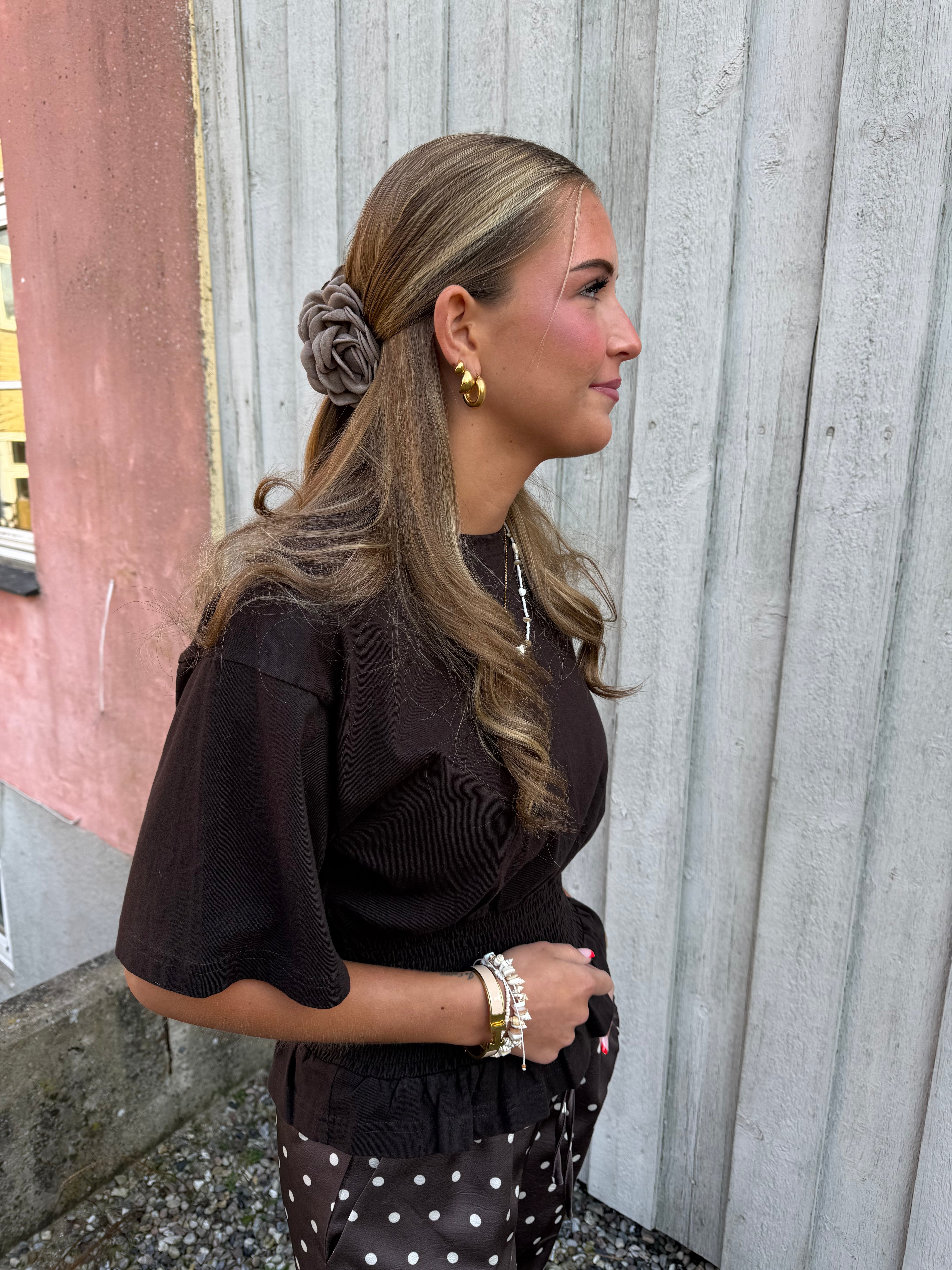 Hana Rose Hårklemme - Taupe