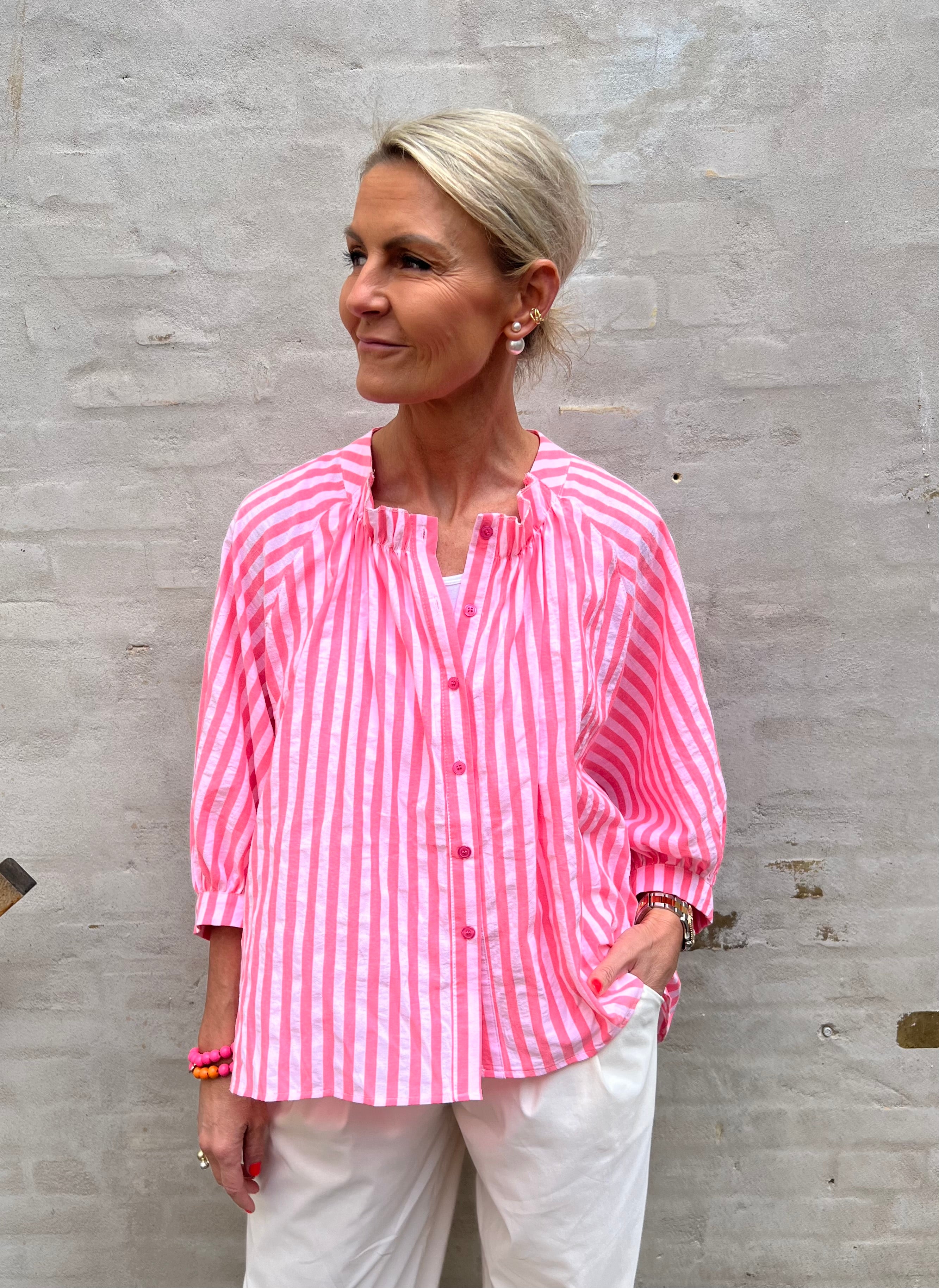 Elly shirt coral