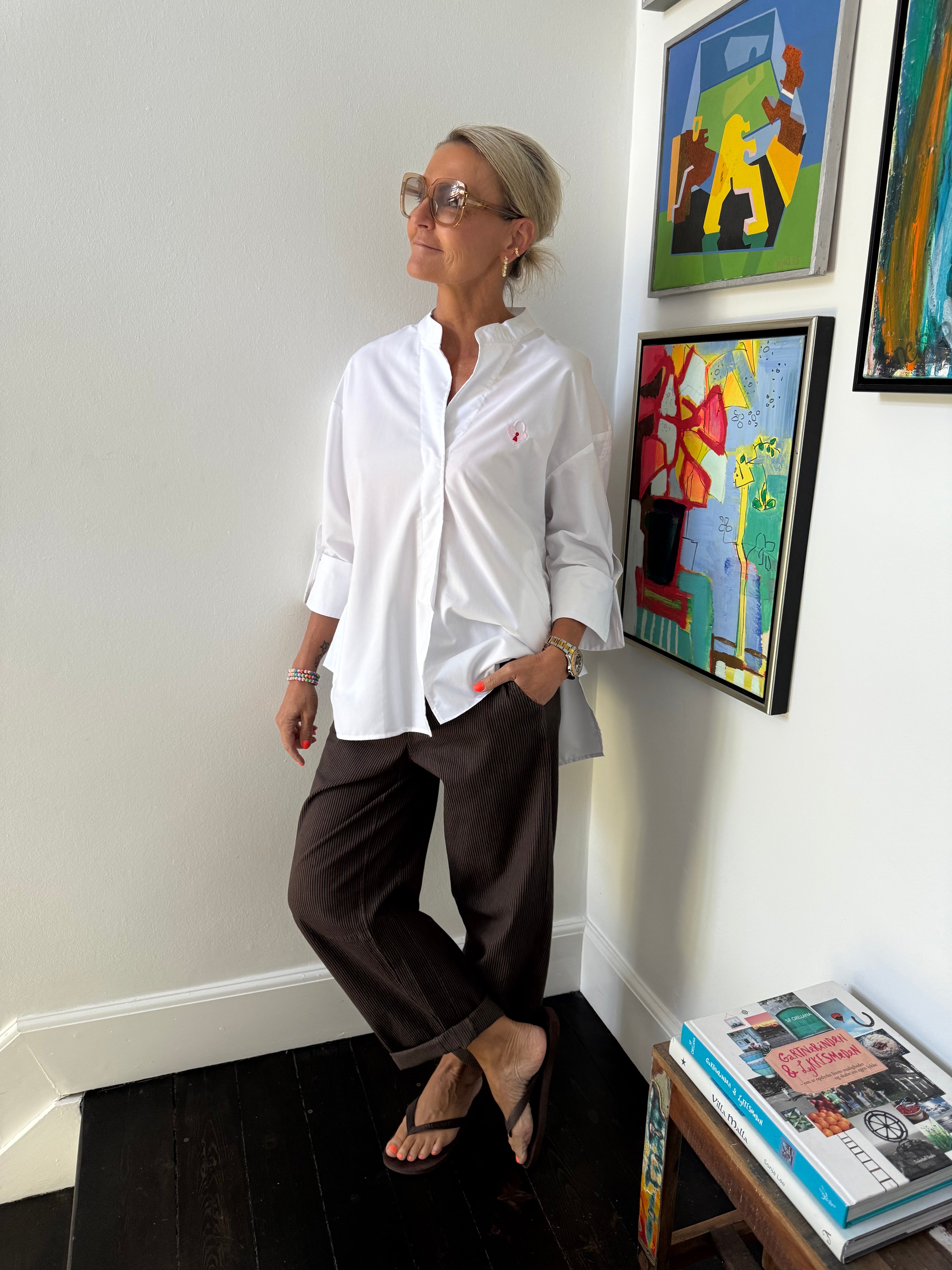 PREORDER-Luna shirt Heart Beat - Paper White