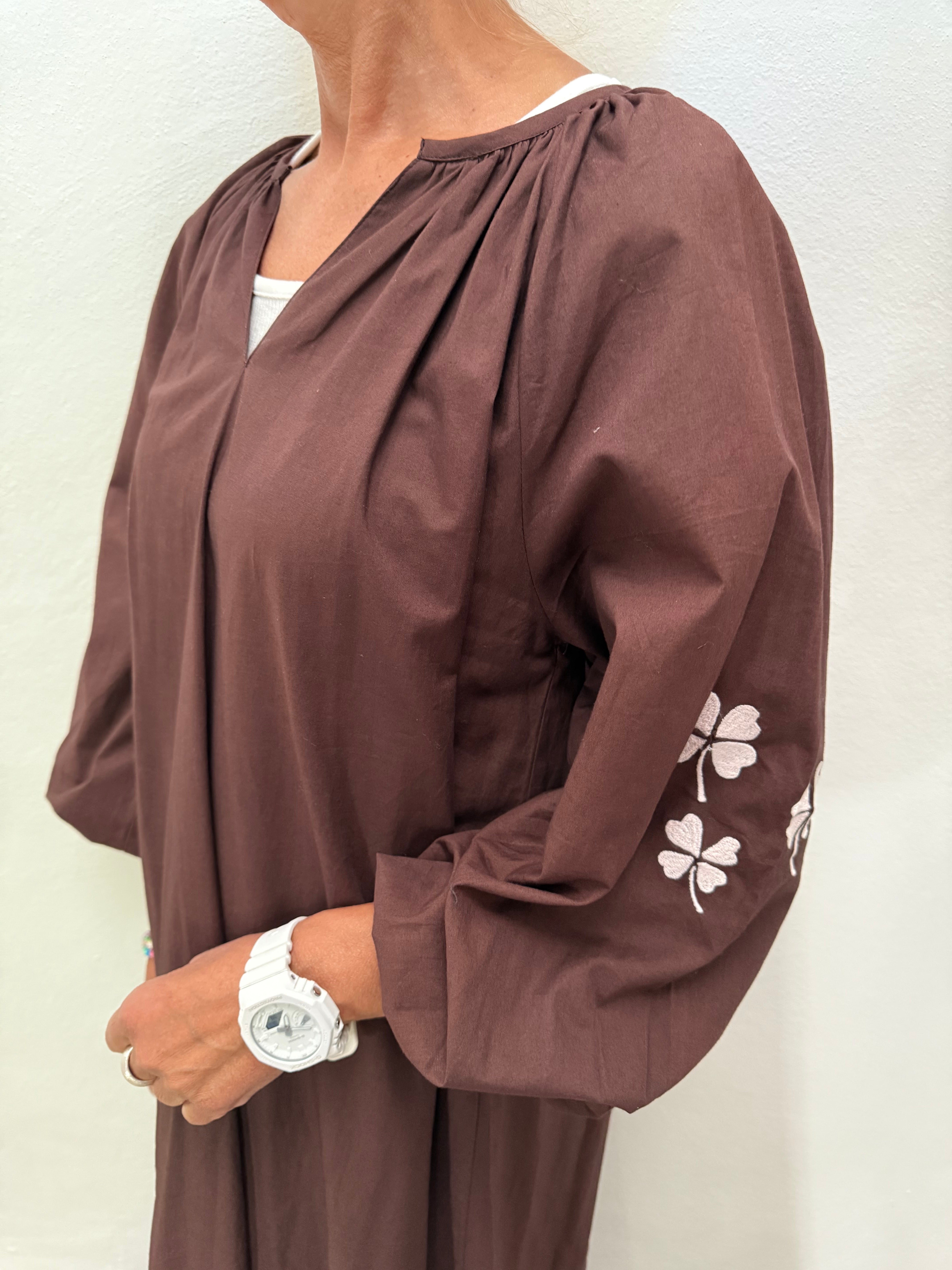 The good luck dress - Chocolate brown