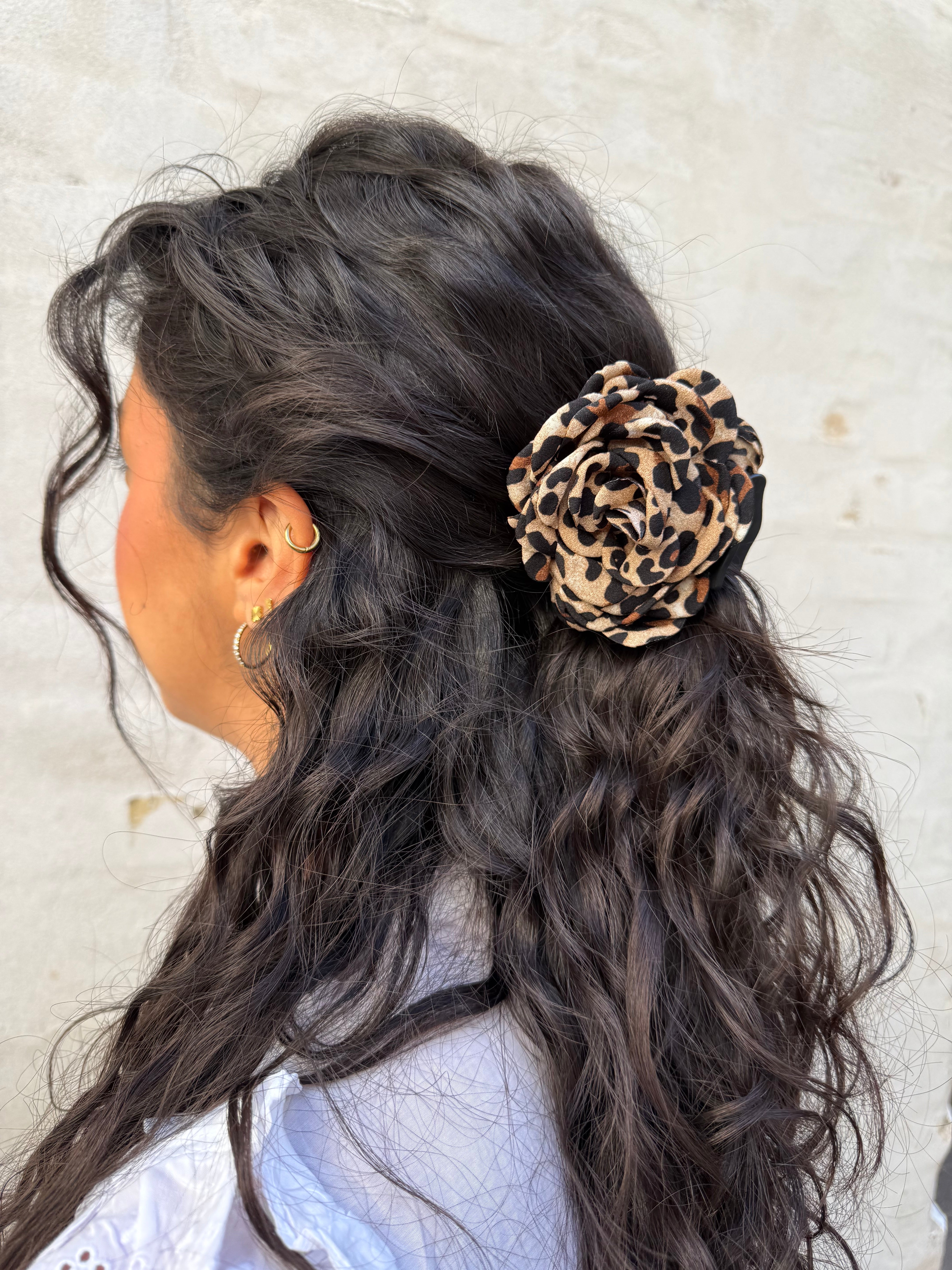 Hana Rose Hårklemme - leopard