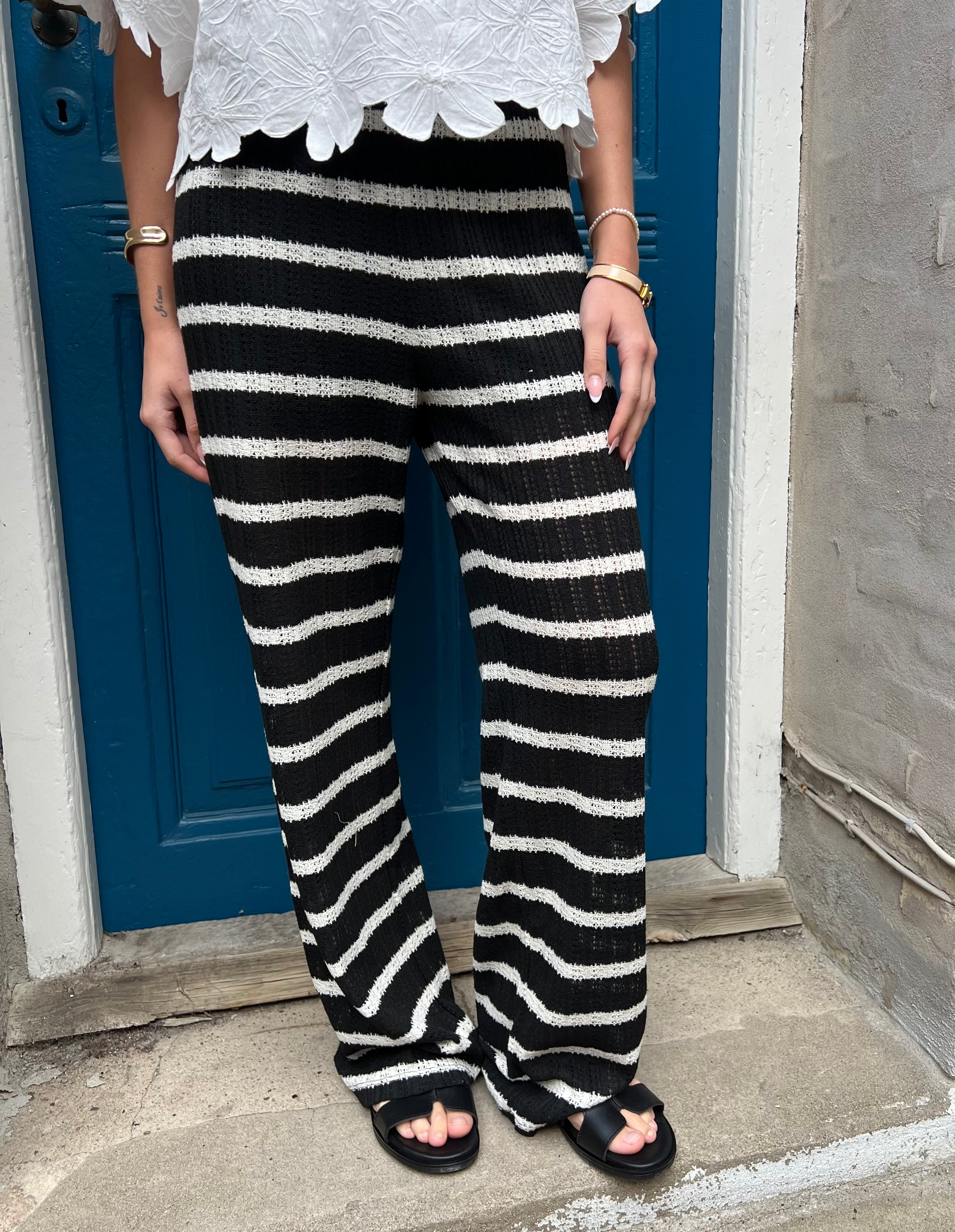Alisson Pant Black/Cloud Dancer