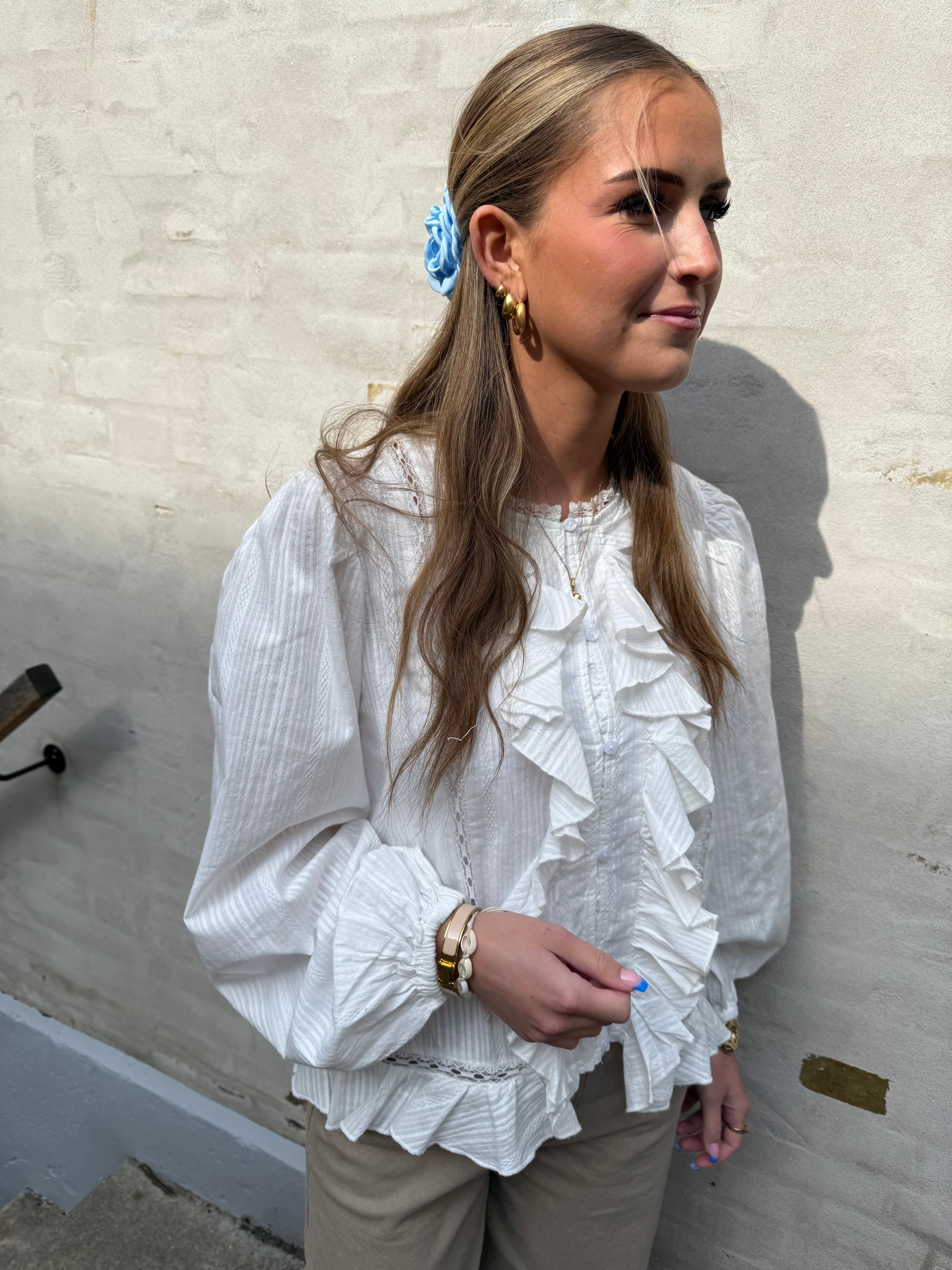 MELLIE LS EMB. STRÄNGSKJORTA - Molndansör BRODERI