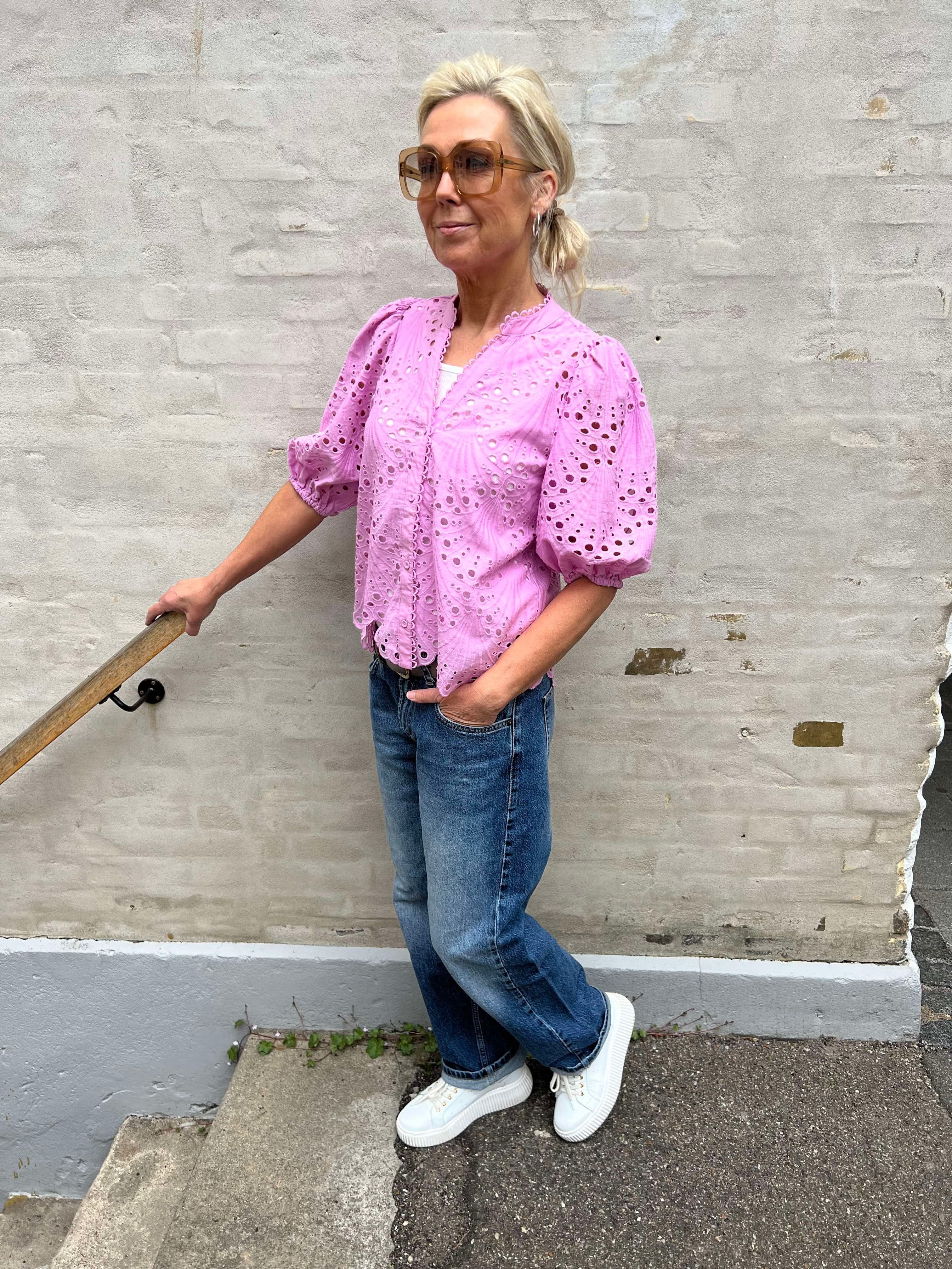 Naya Anglaise Shirt Orchid