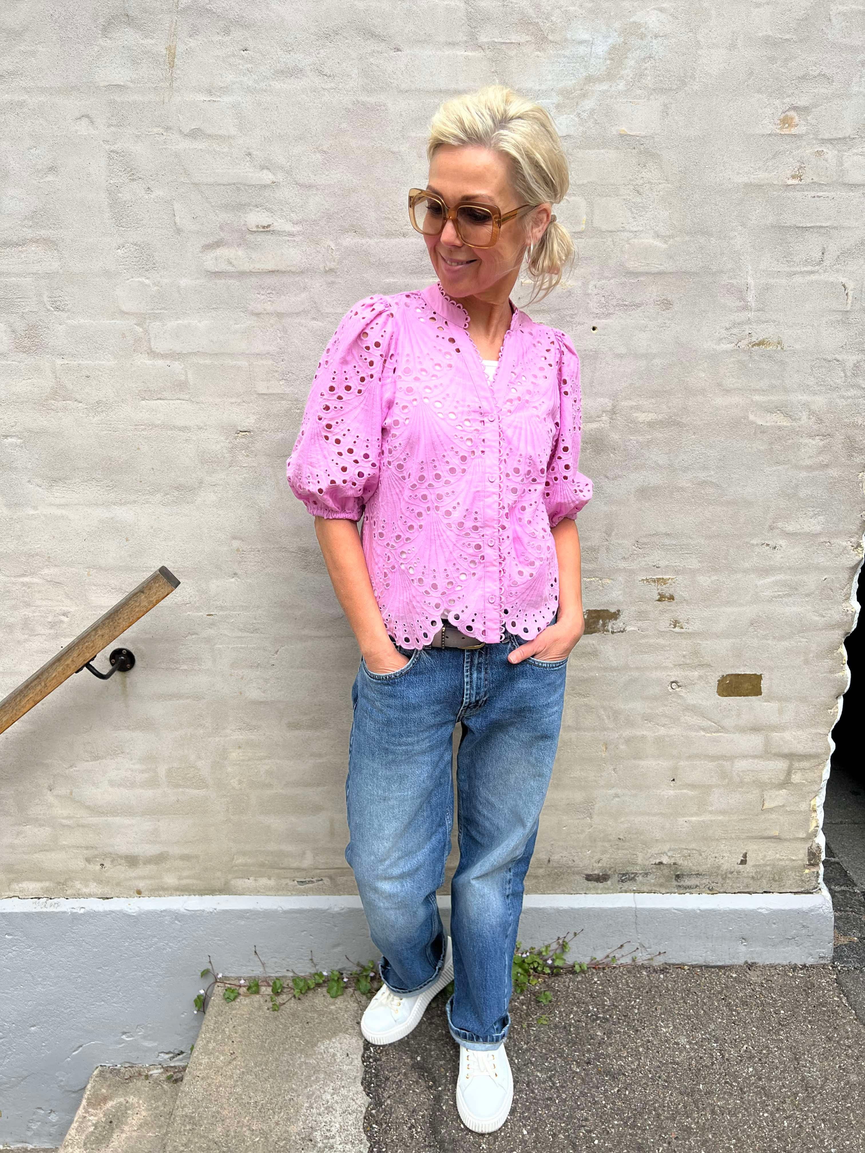 Naya Anglaise Shirt Orchid
