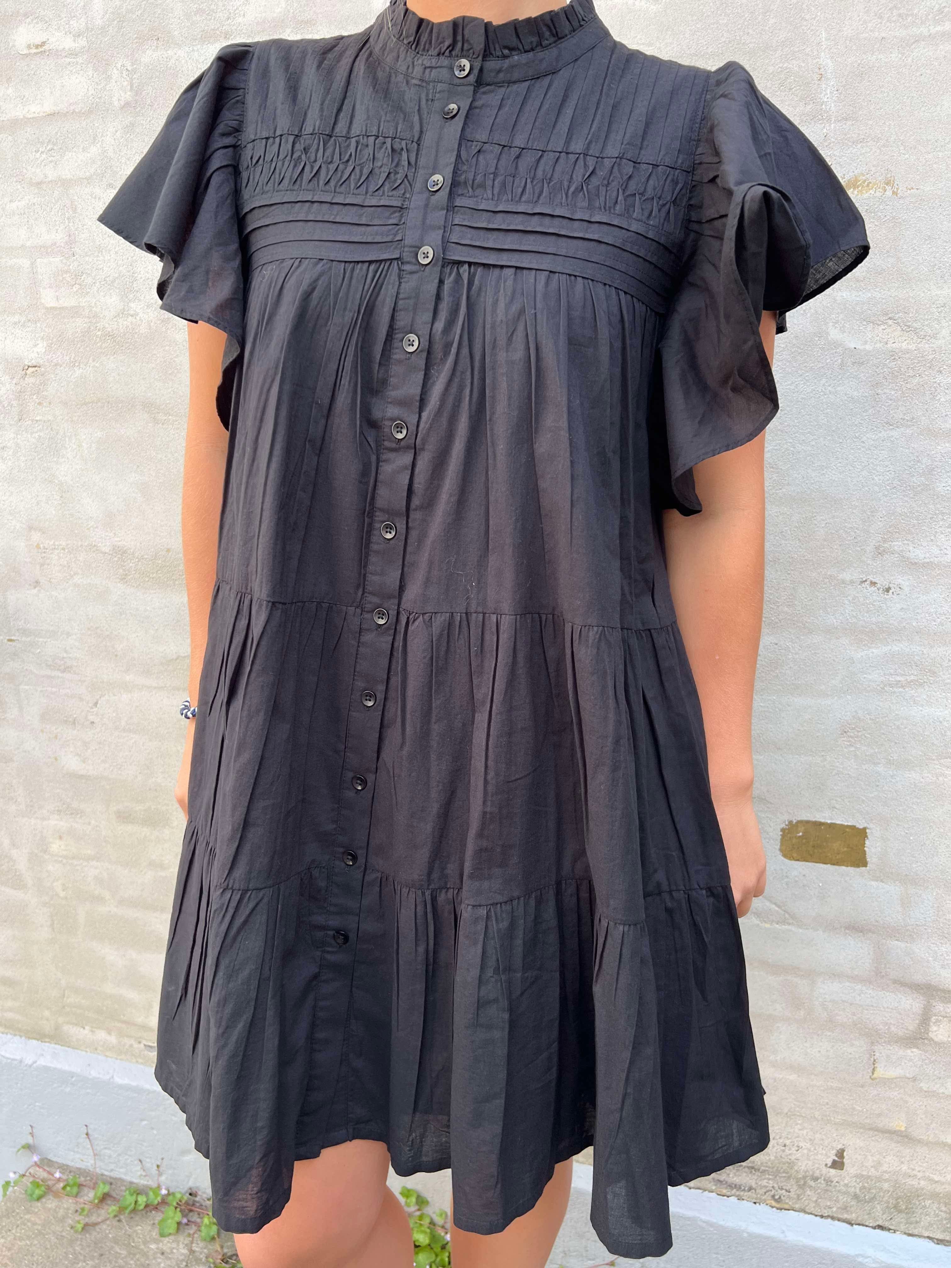 Naya Shirt Dress Black