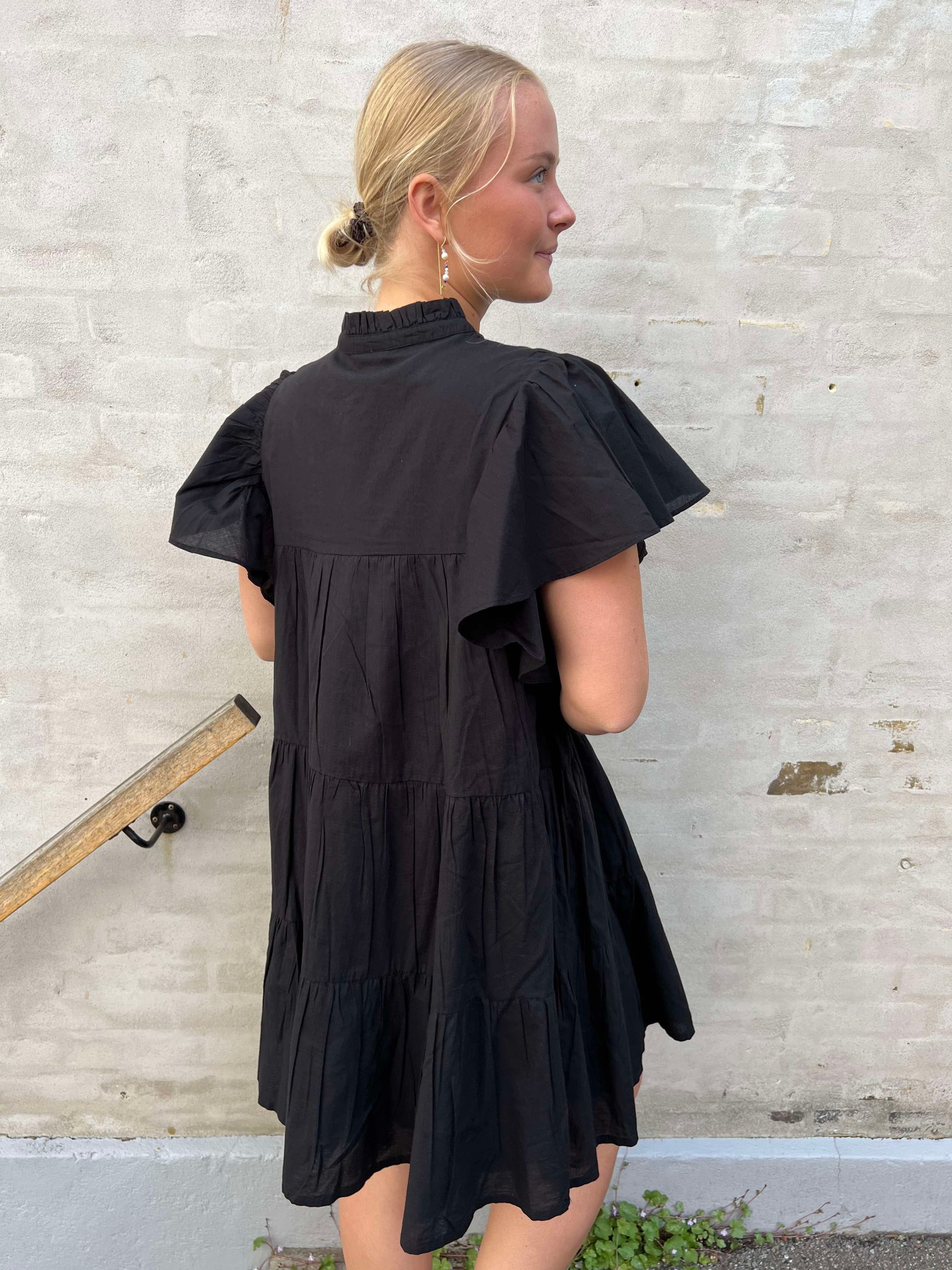 Naya Shirt Dress Black