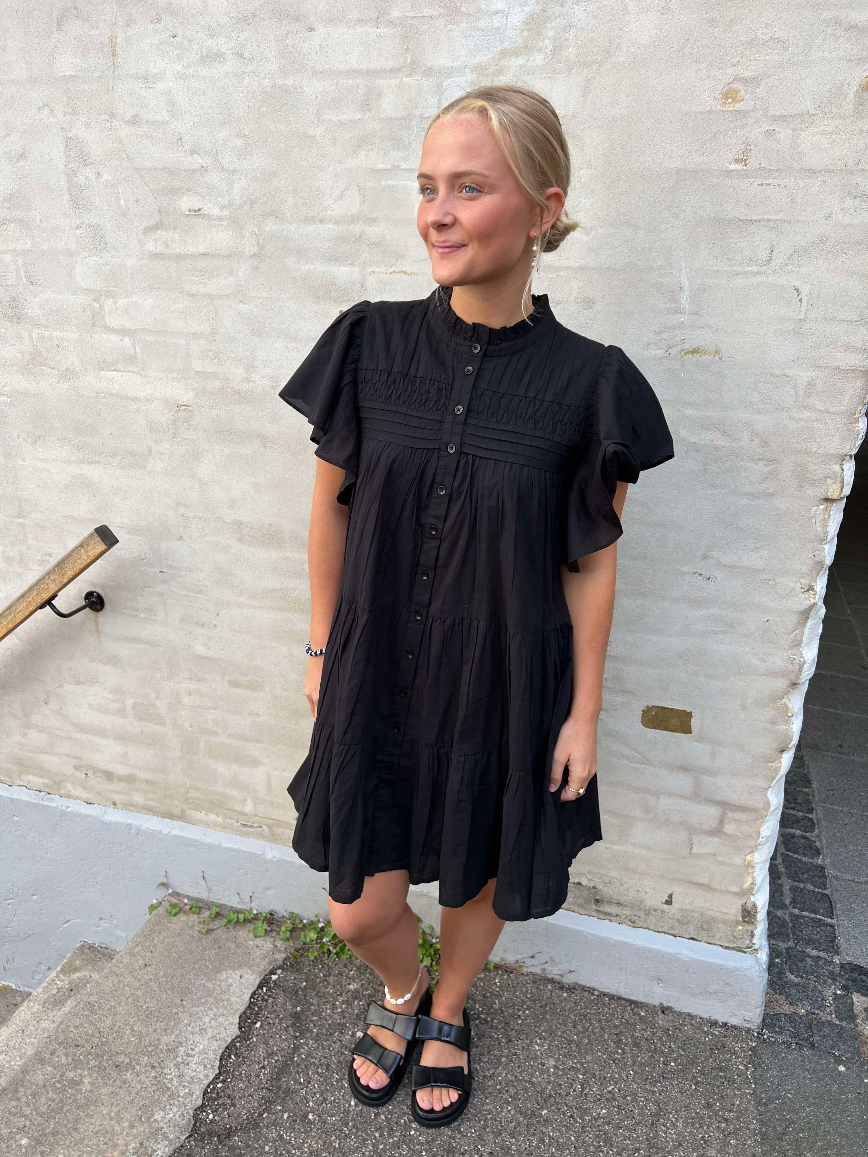 Naya Shirt Dress Black