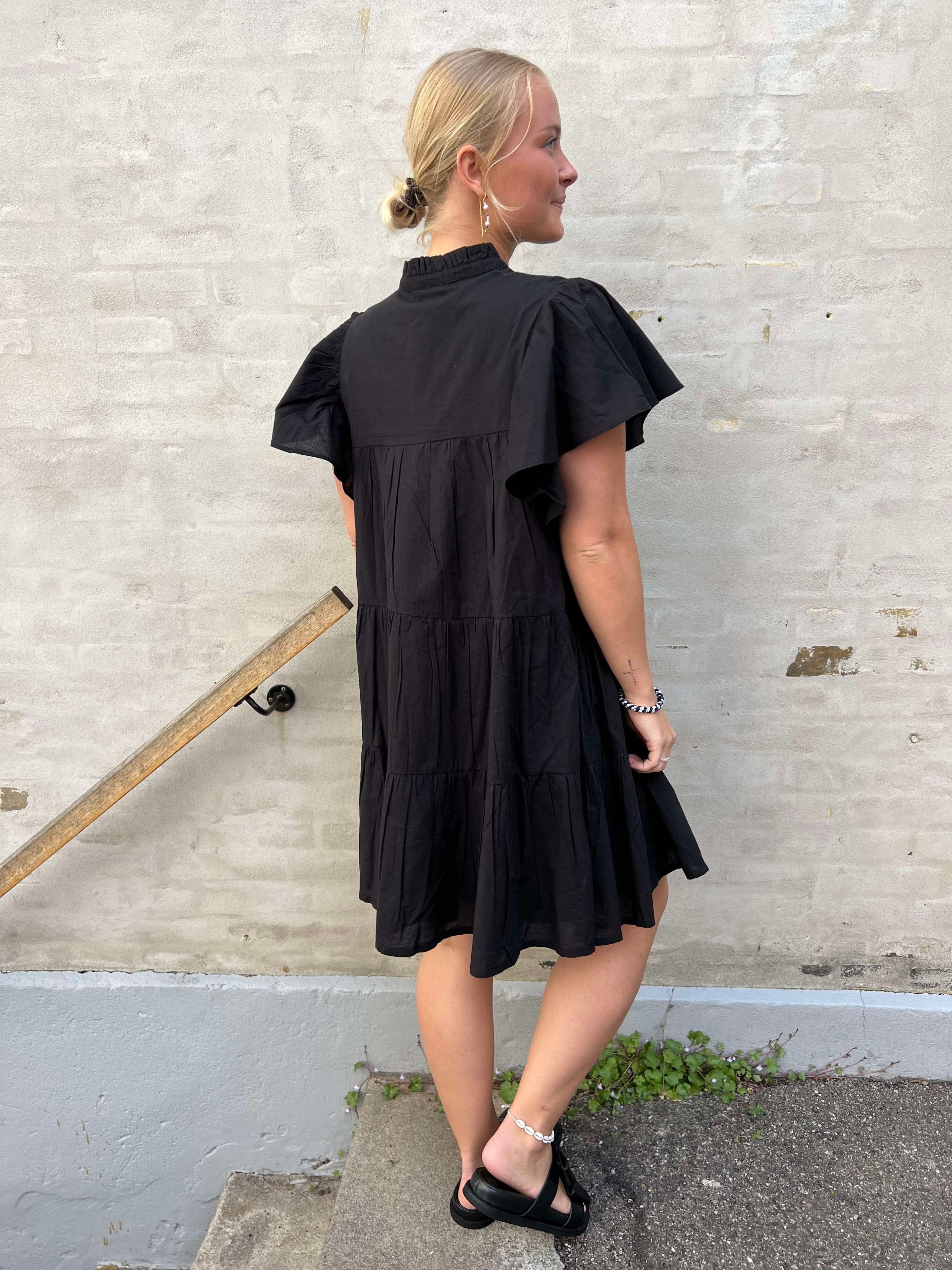 Naya Shirt Dress Black