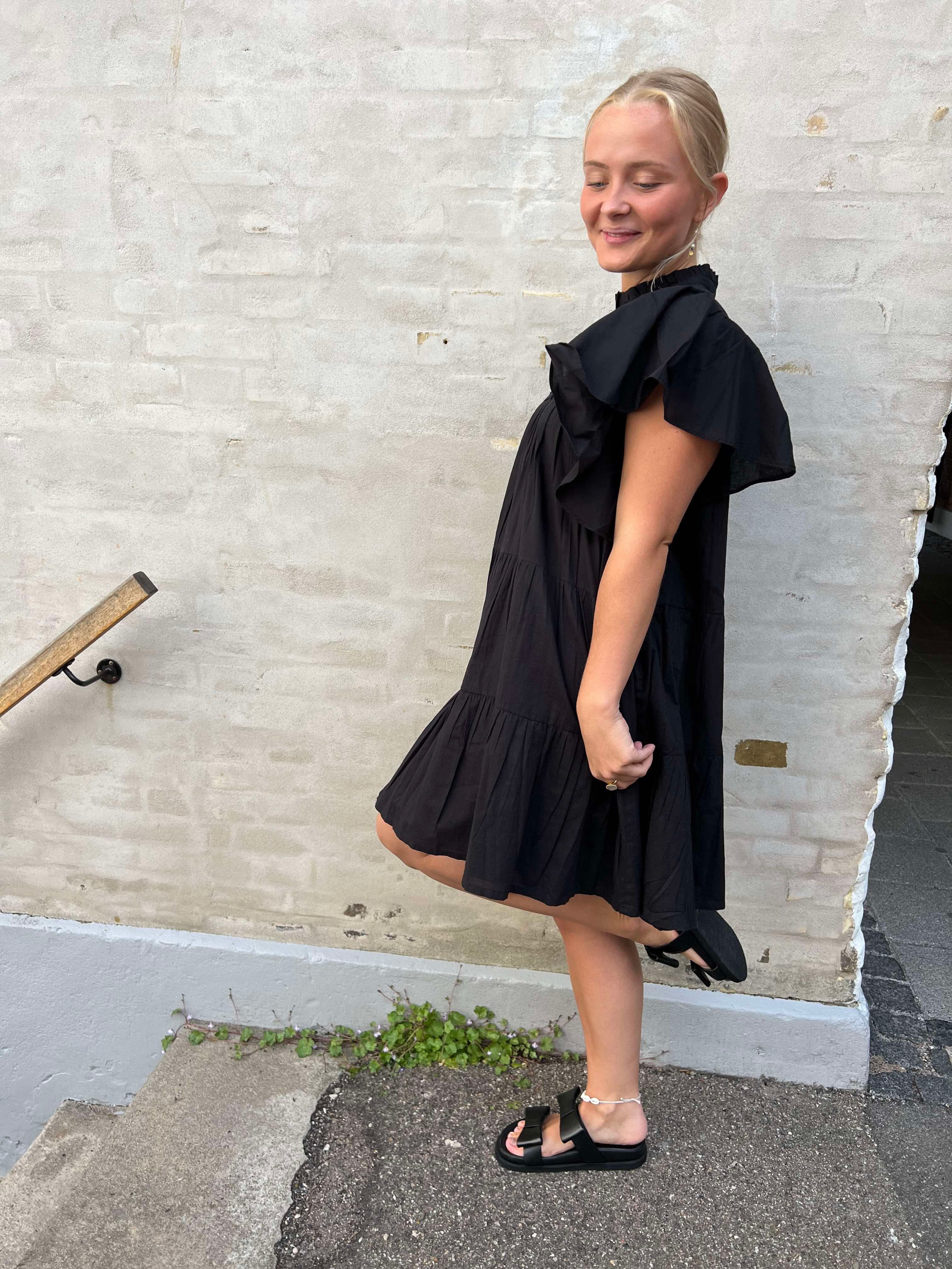 Naya Shirt Dress Black