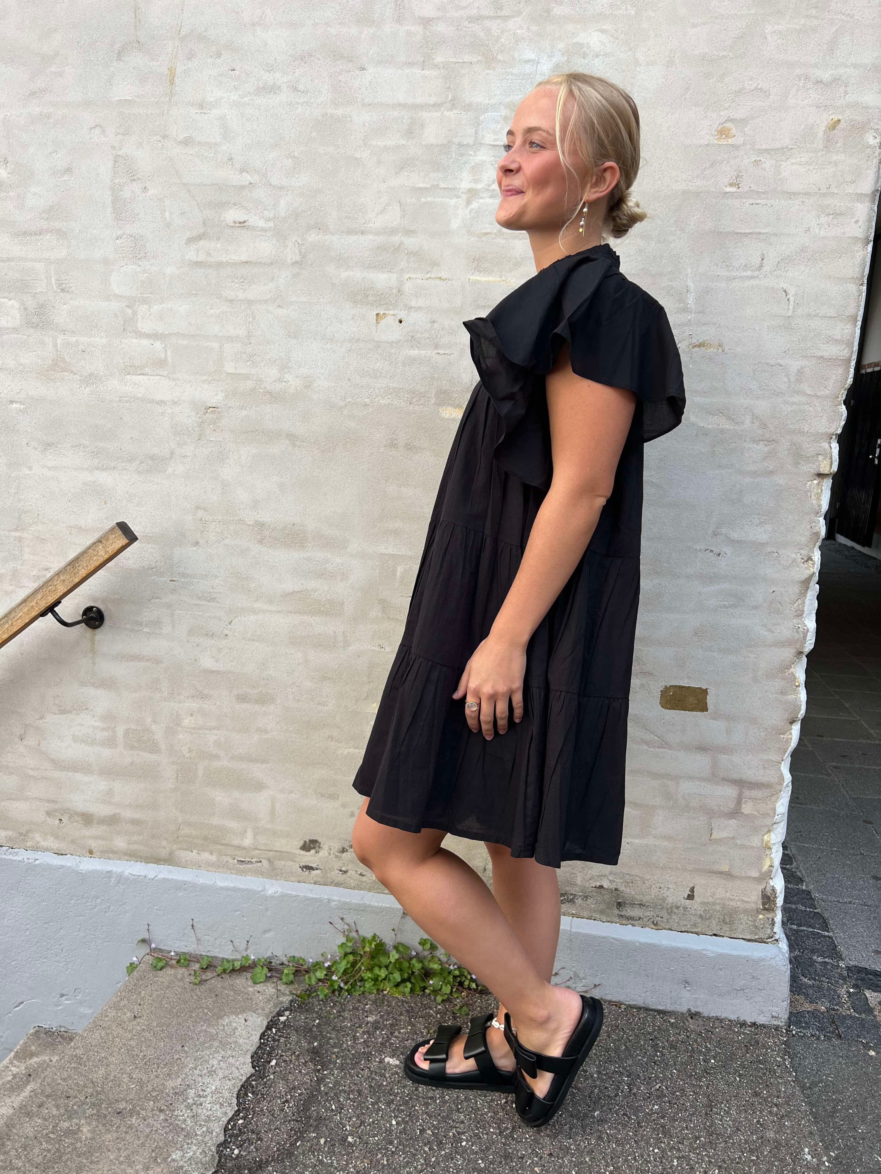 Naya Shirt Dress Black