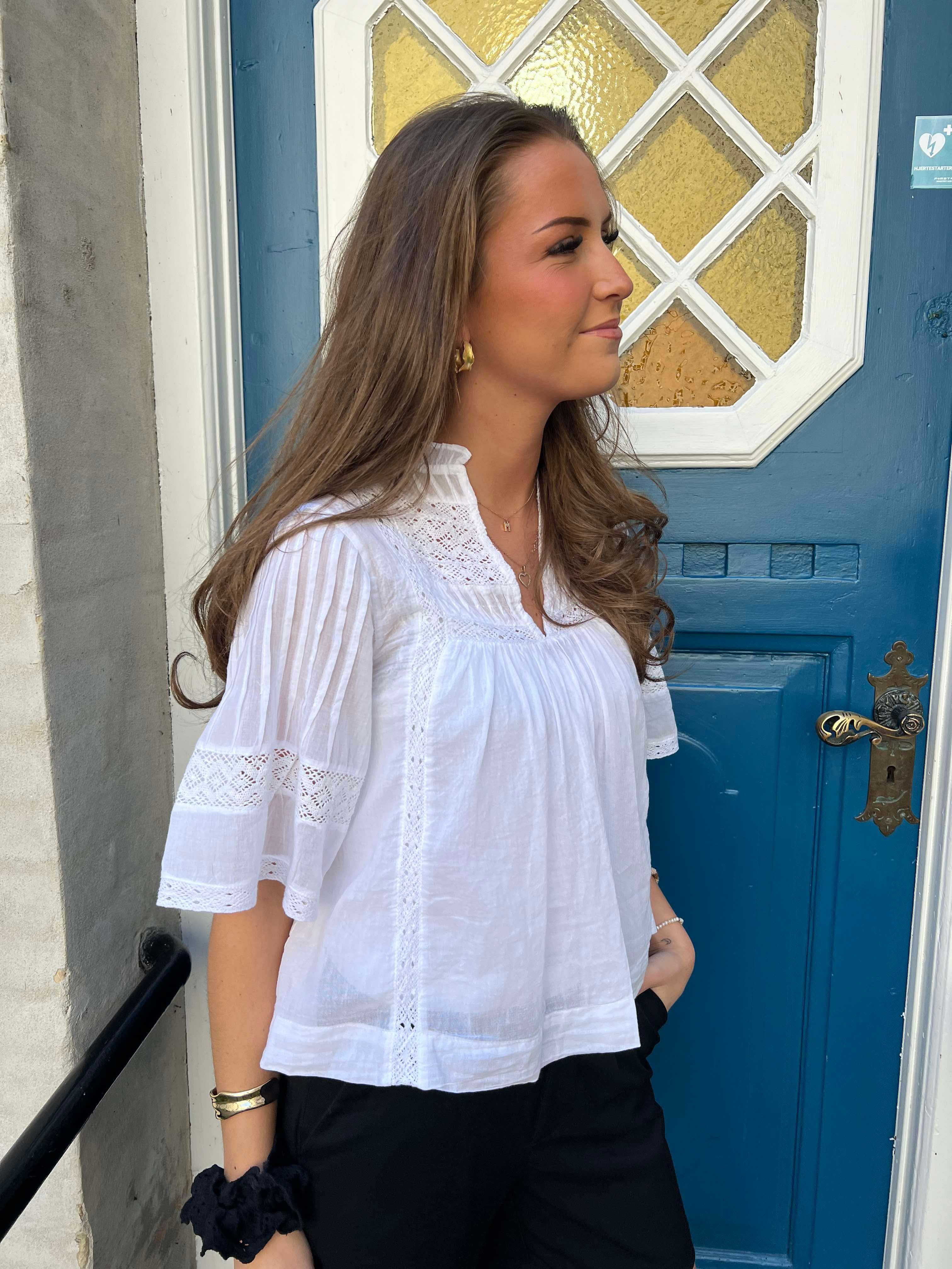 Siama voile blouse white