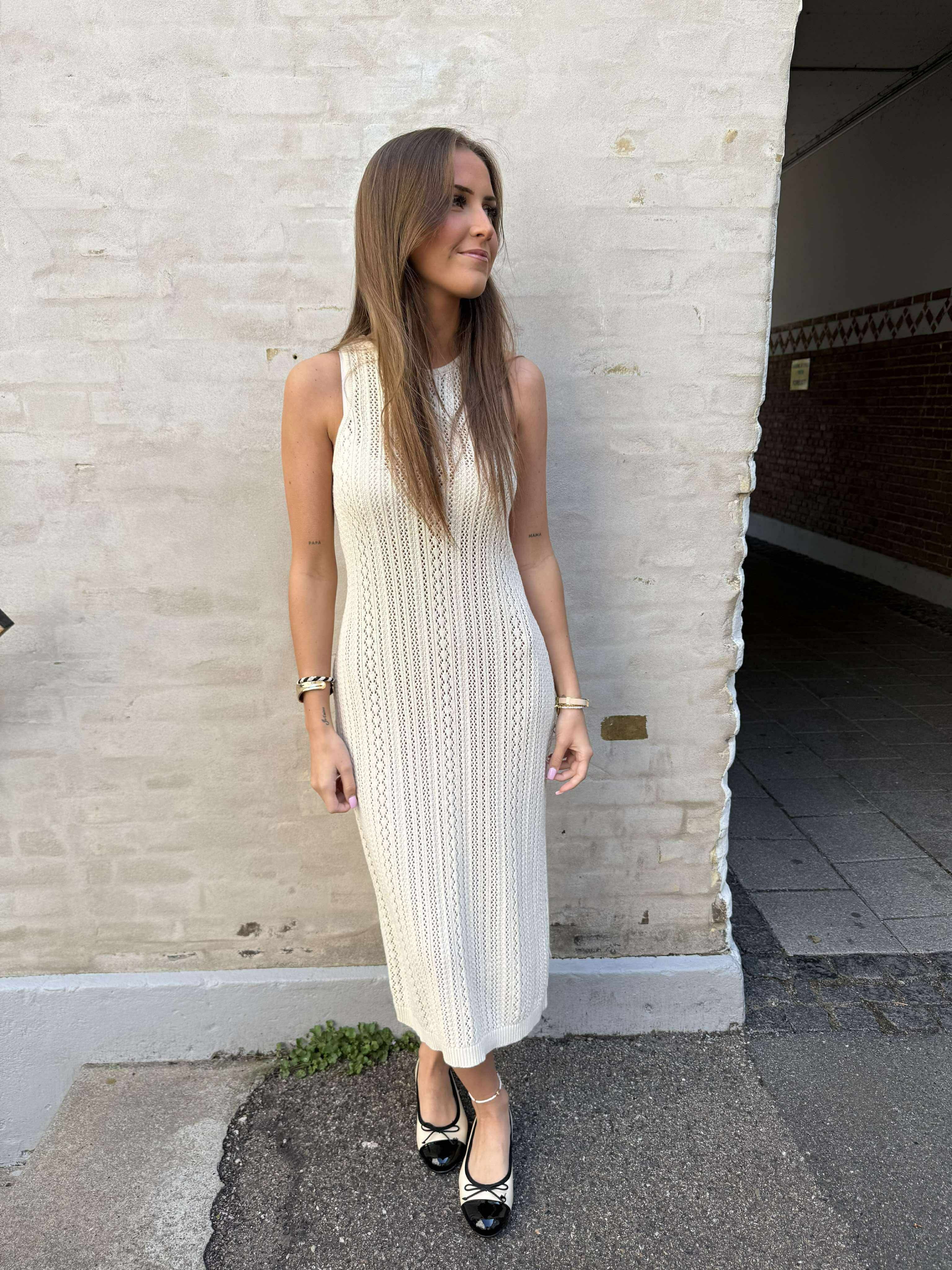 Nuka knit midi dress birch