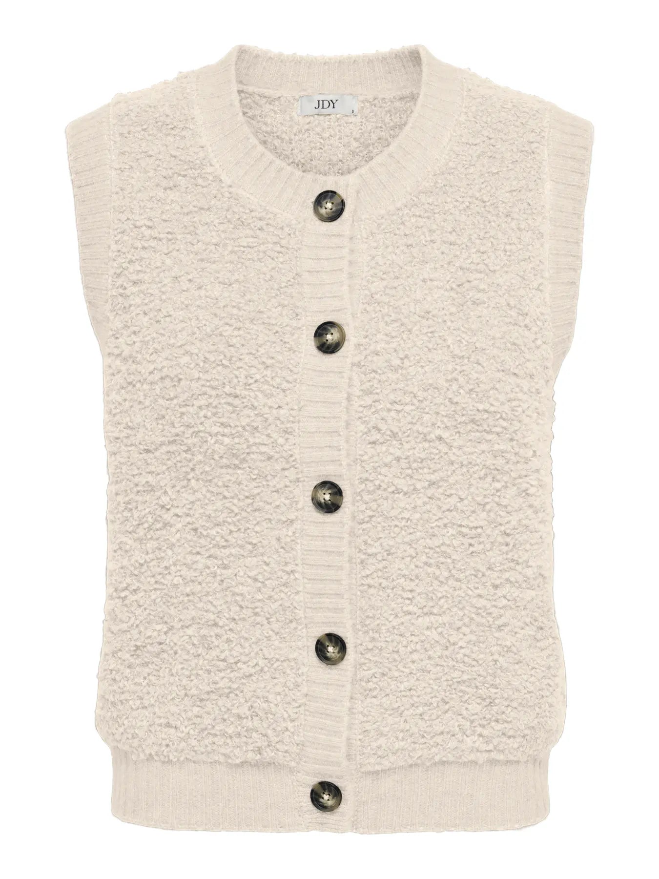 EIRA LIFE S/L ON BUTTON VEST - Birch