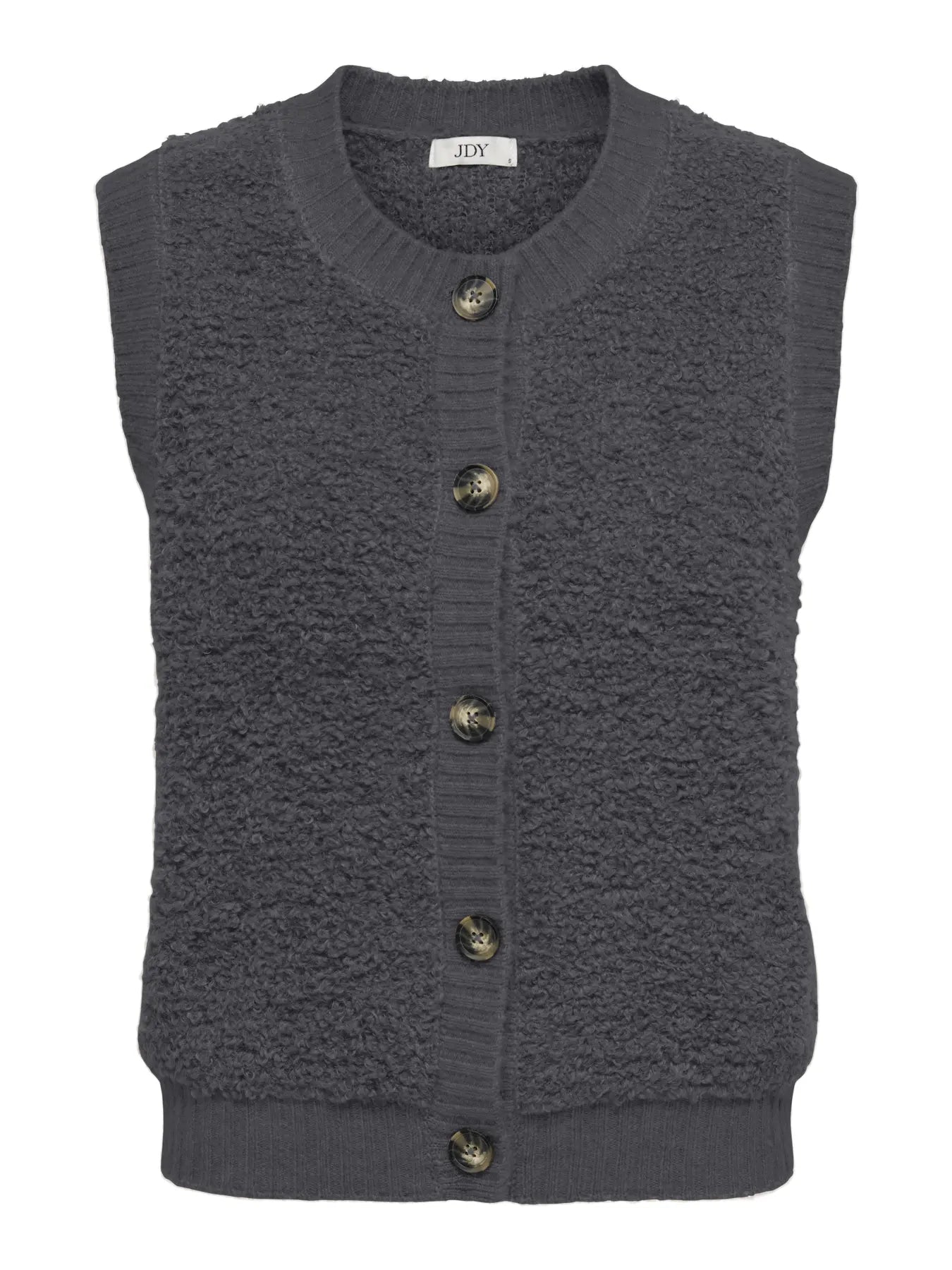 EIRA LIFE S/L ON BUTTON VEST - Asphalt