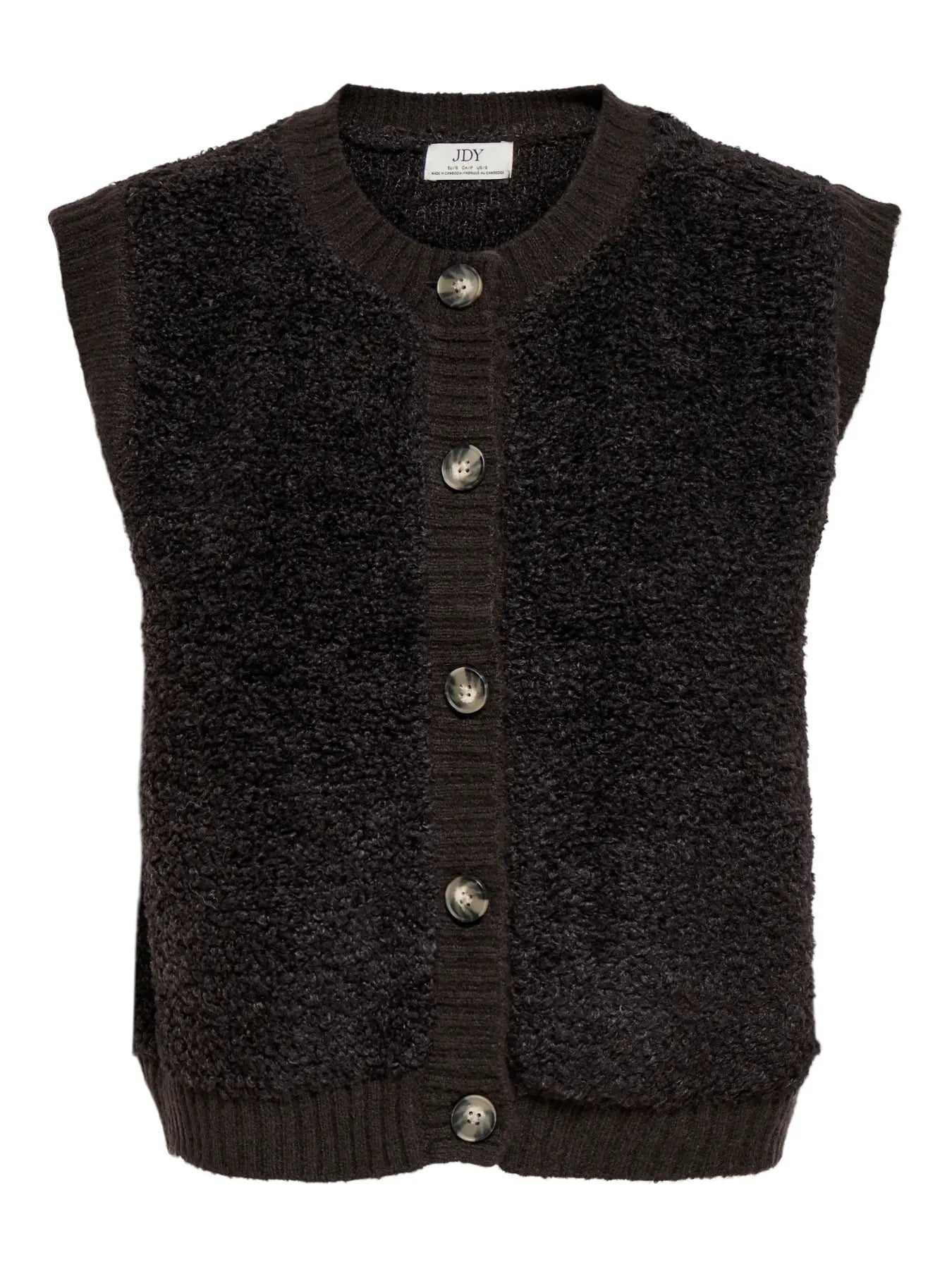 EIRA LIFE S/L ON BUTTON VEST - Chocolate Torte
