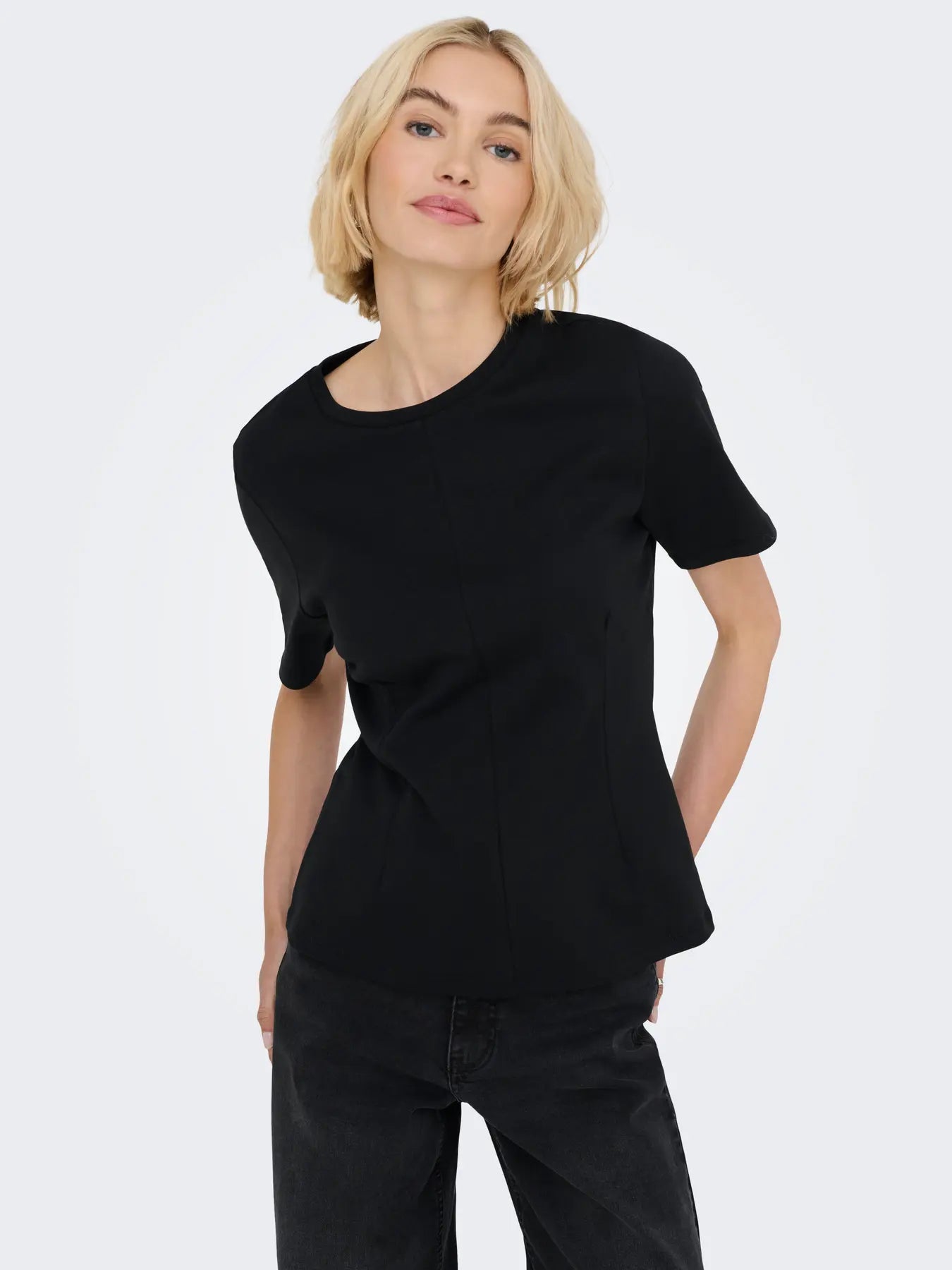 JDYEVA SS TOP - Black