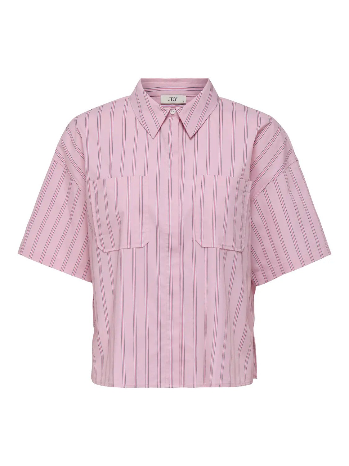 MIO 2/4 BOXY SHIRT - Pink Lady WILD ORCHID&BLACK