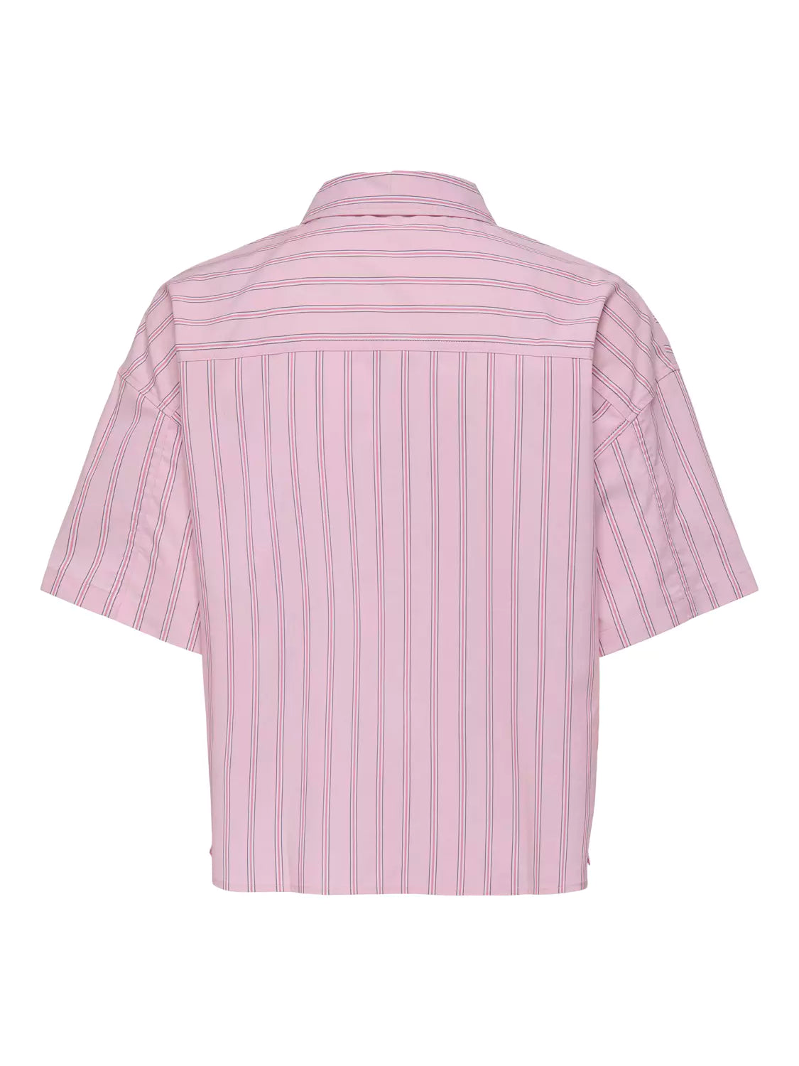 MIO 2/4 BOXY SHIRT - Pink Lady WILD ORCHID&BLACK