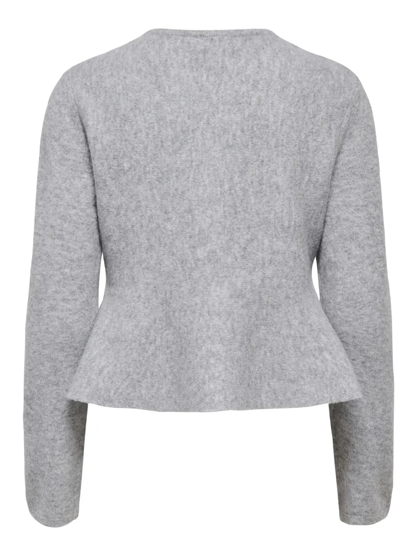 ROSEMARY LIFE CARDIGAN - Light Grey Melange