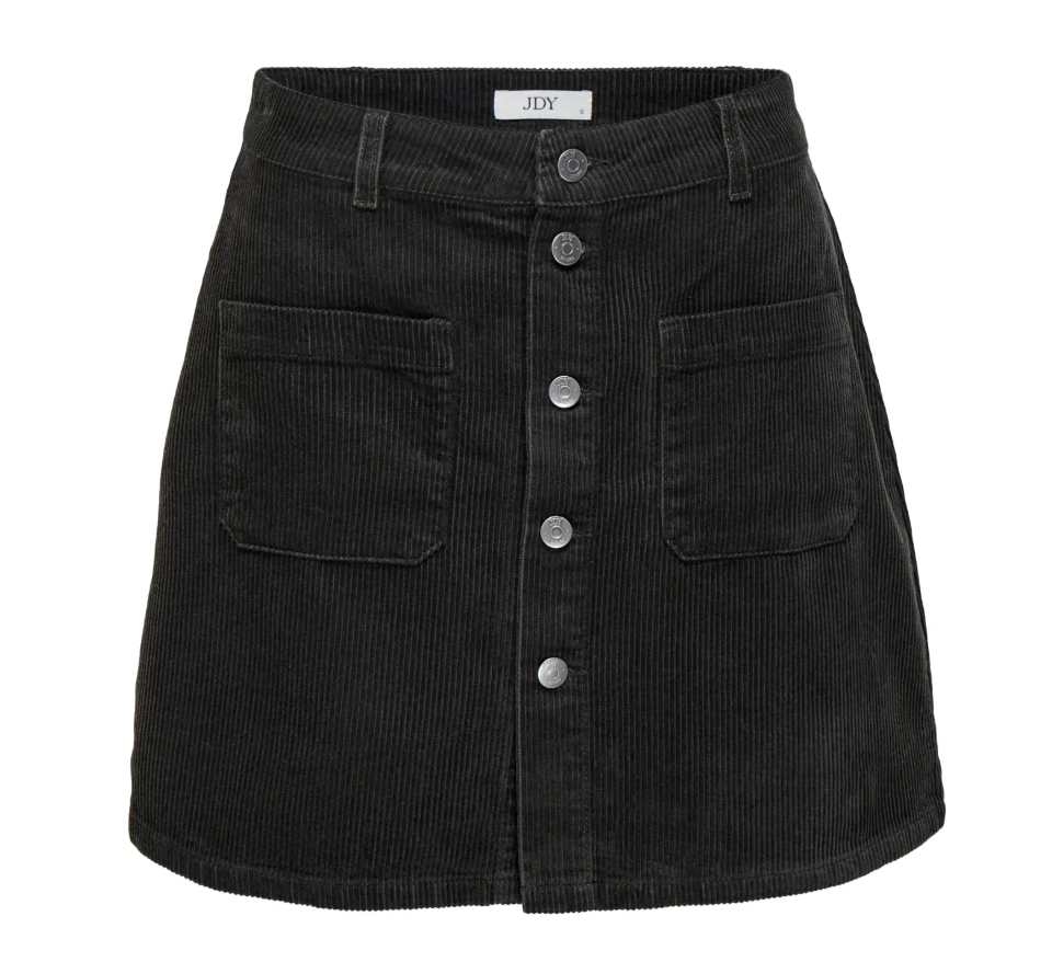 SHIRAZ CORDUROY SKIRT - Chocolate Brown