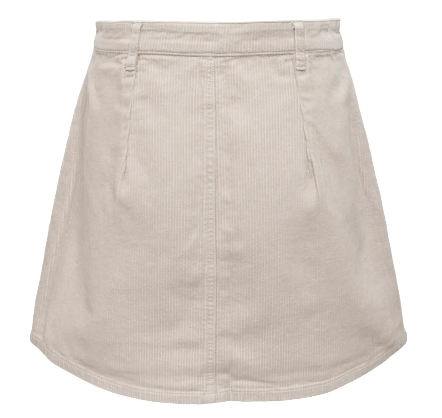 SHIRAZ CORDUROY SKIRT - Moonbeam