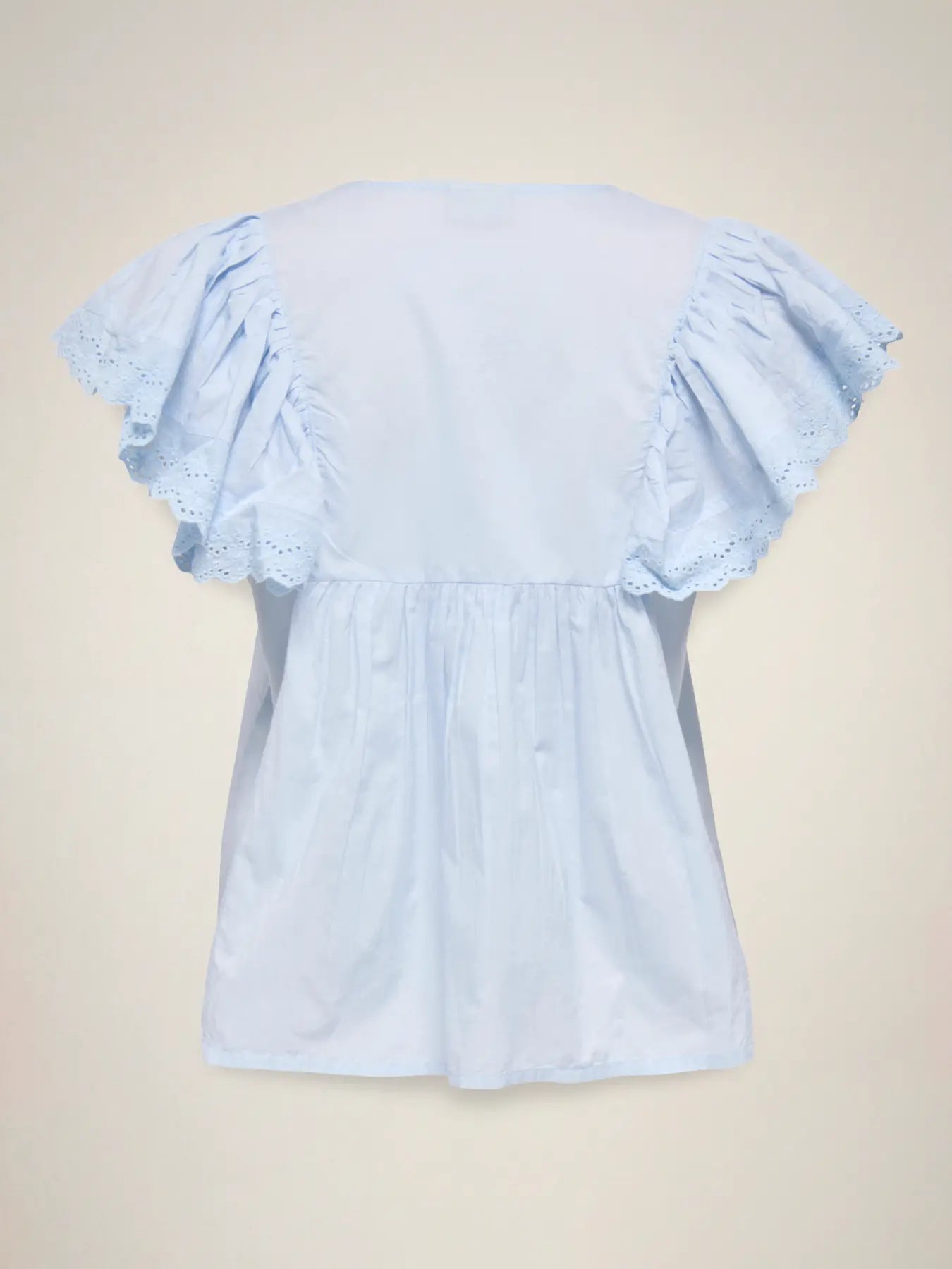 SIGGA SS TOP WVN - Cashmere Blue