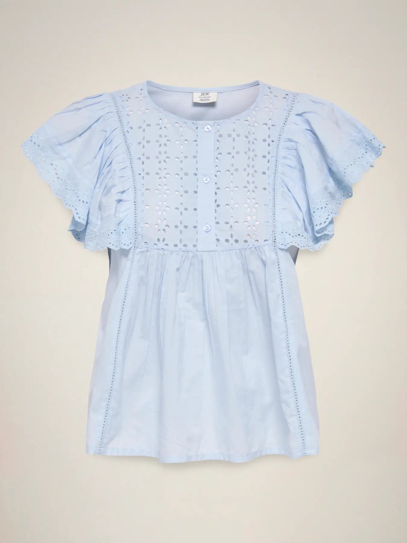 SIGGA SS TOP WVN - Cashmere Blue