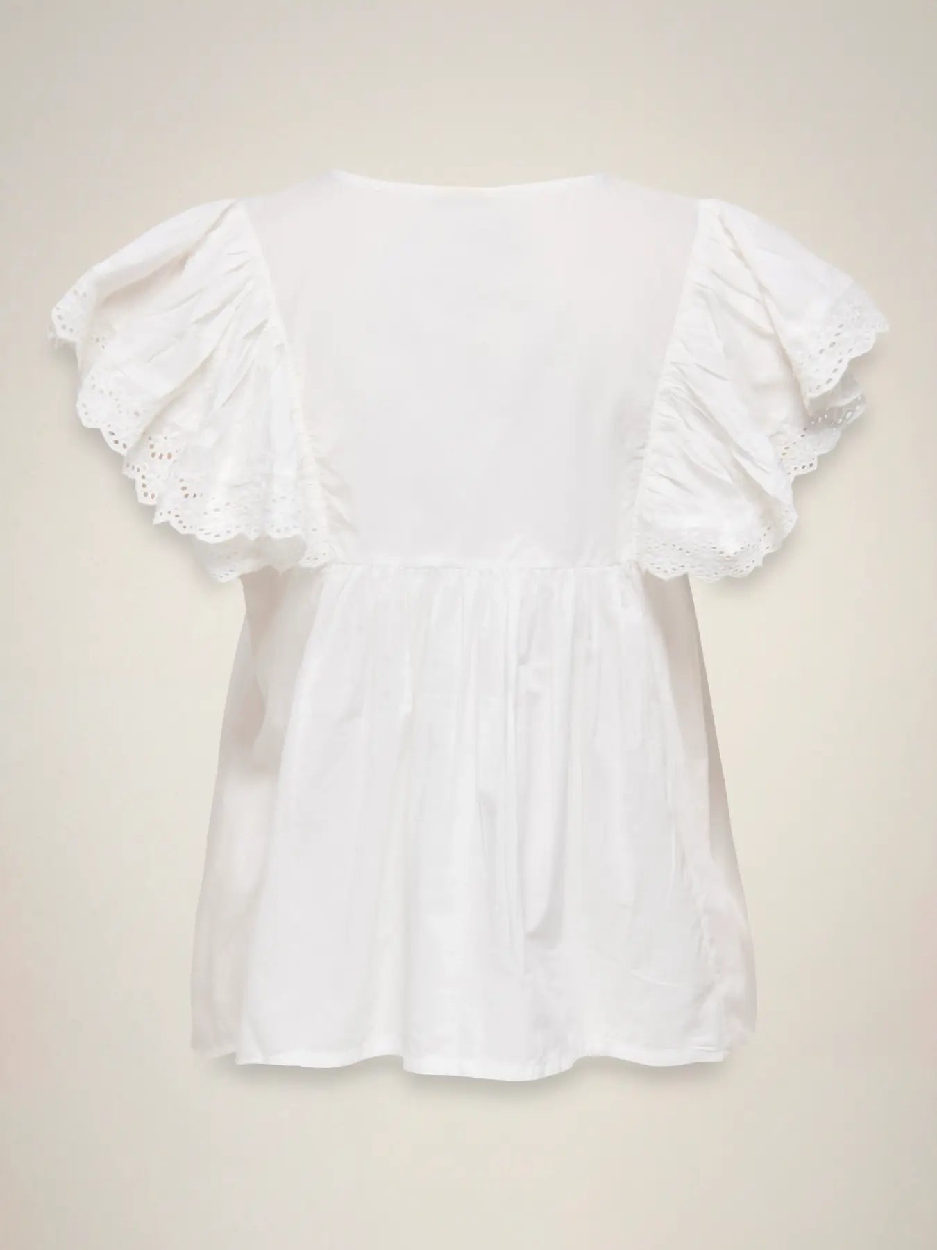 SIGGA S/S TOP WVN - Cloud Dancer