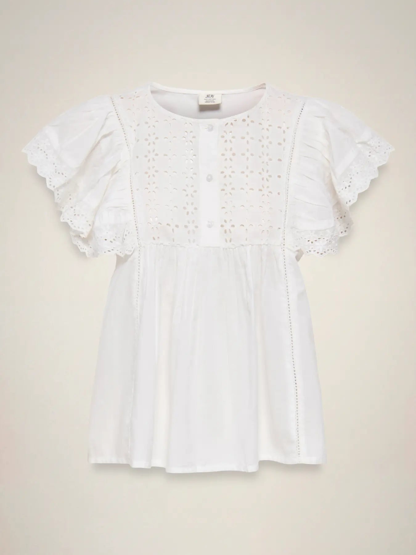SIGGA S/S TOP WVN - Cloud Dancer
