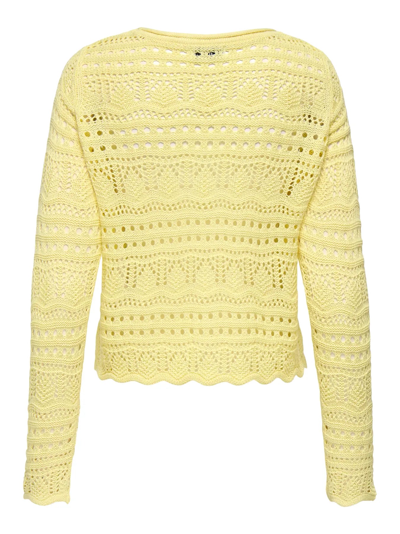 SUN LAY LS BOATNECK PULLOVER - Double Cream