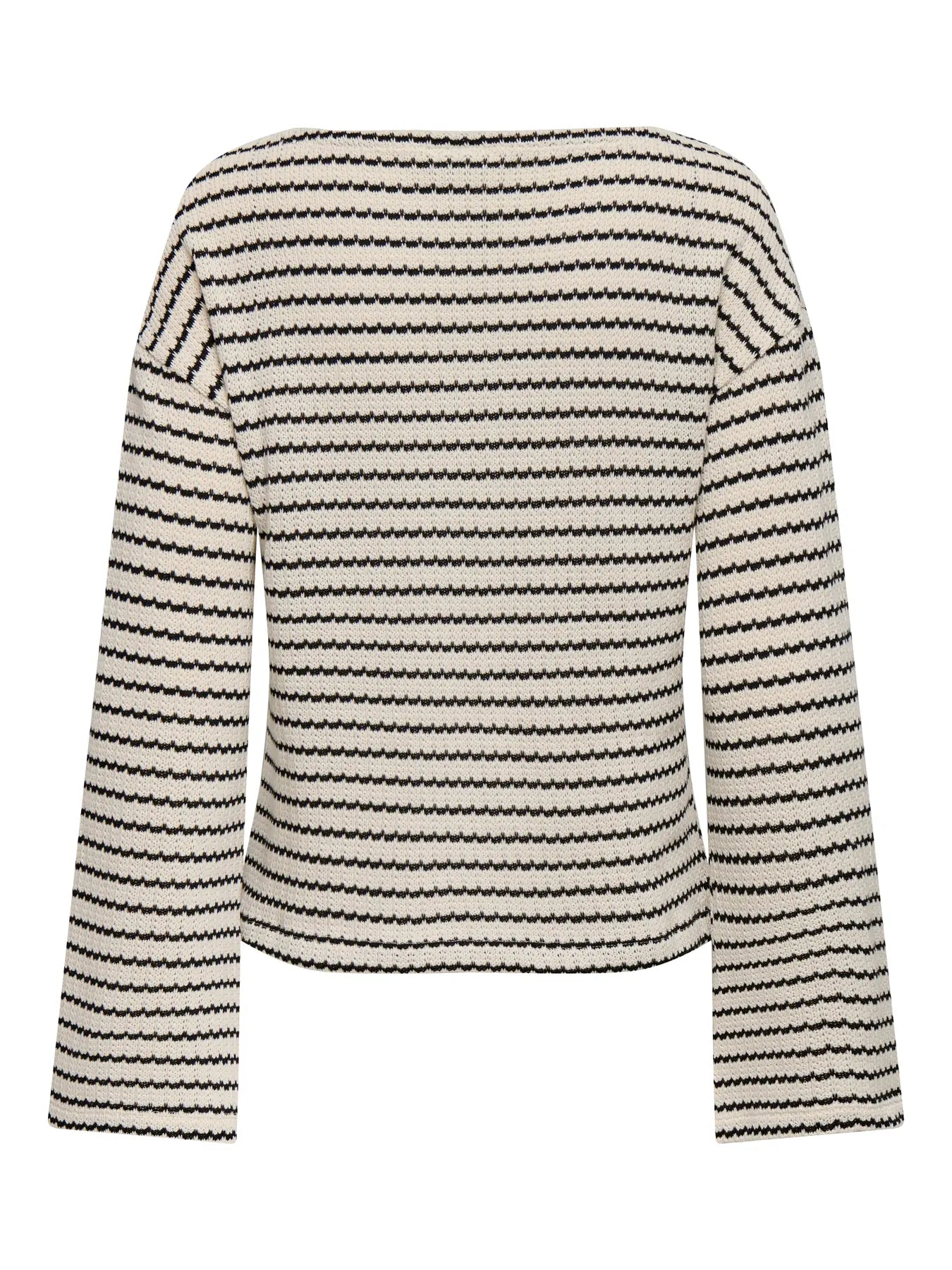 THEA LS BOATNECK TOP - Birch BLACK IRIS + BS HEART
