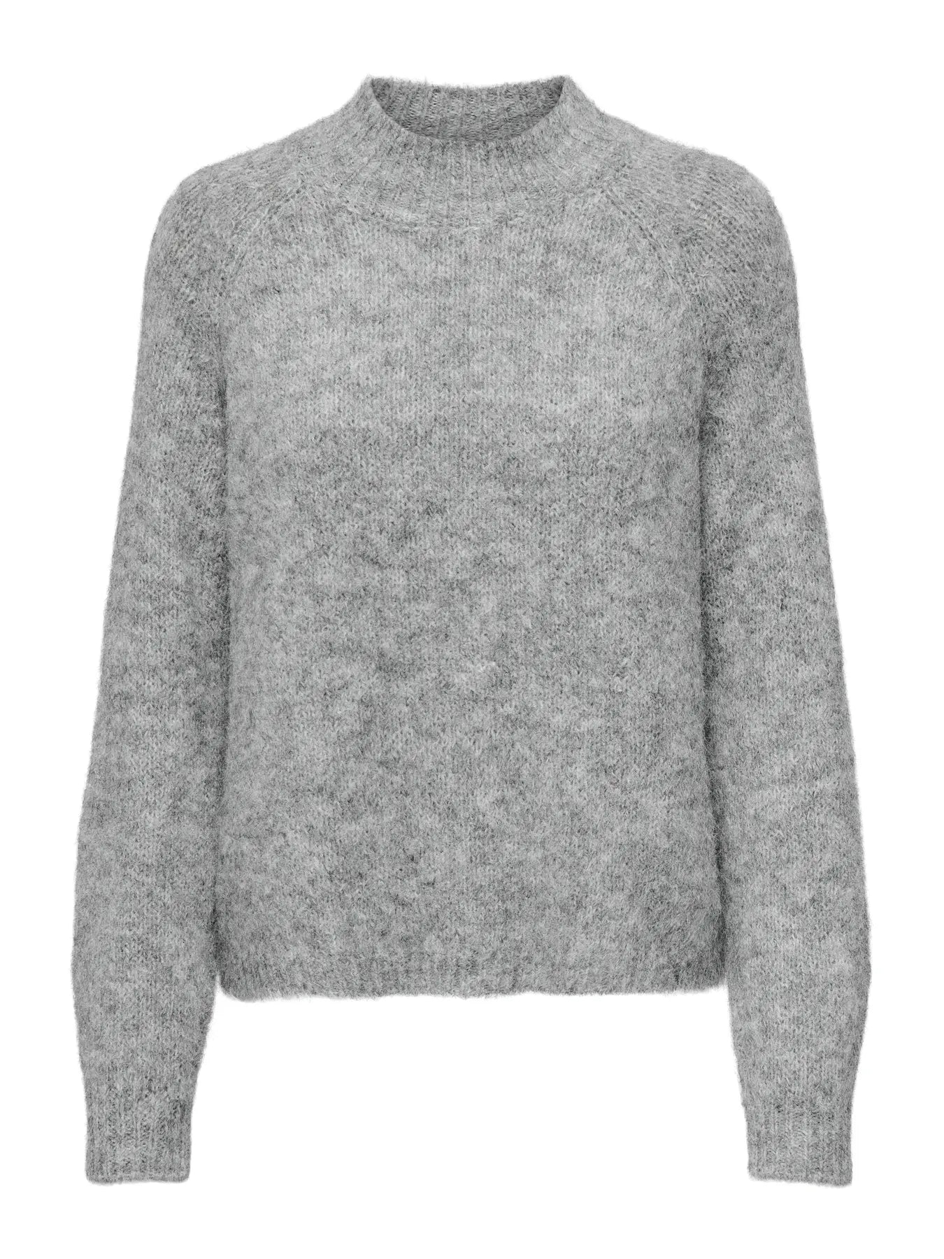ZOEY LIFE L/S RAGLAN PULLOVER - Light Grey Melange