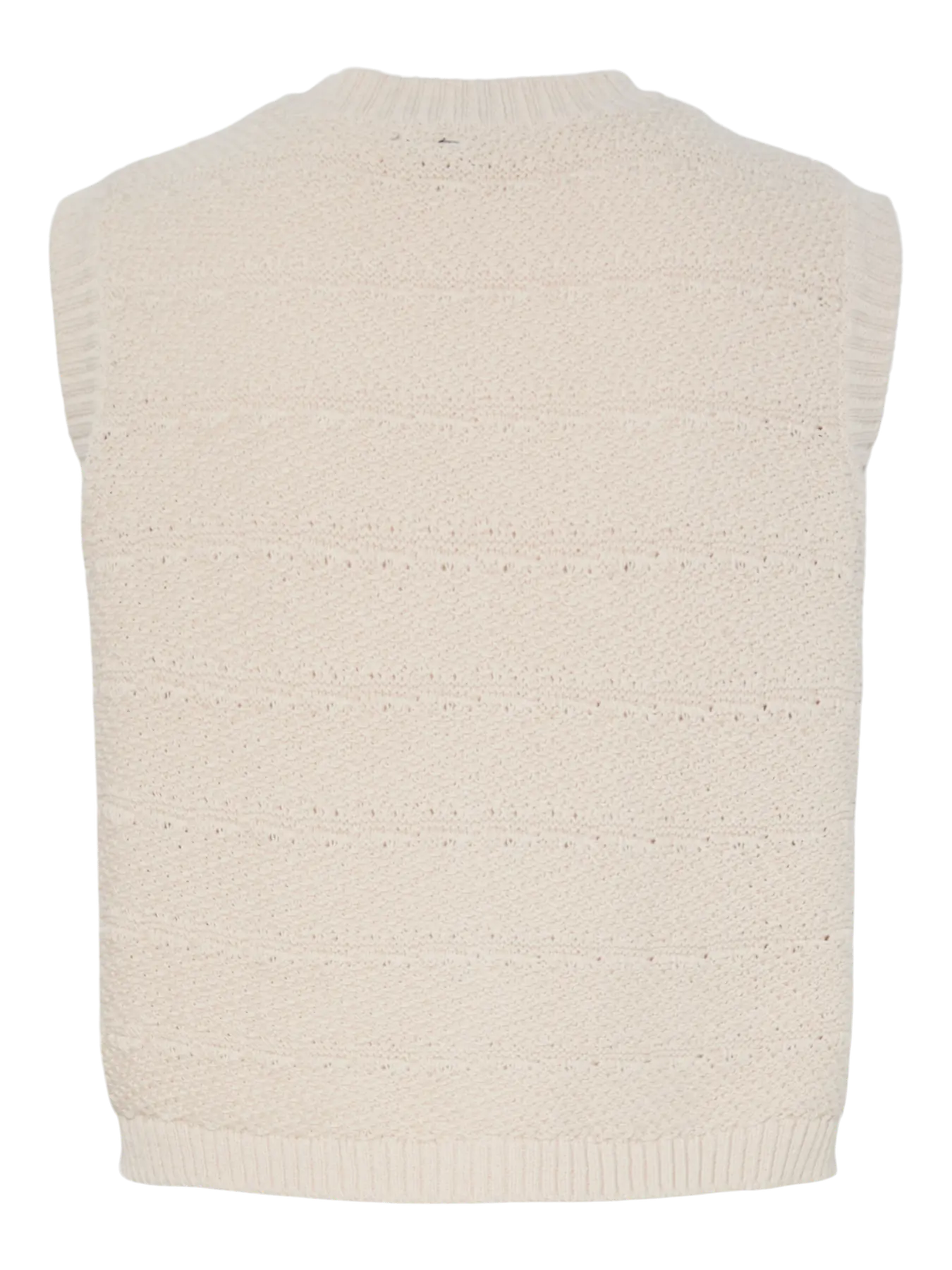 Jena SL O-neck knit vest silver lining