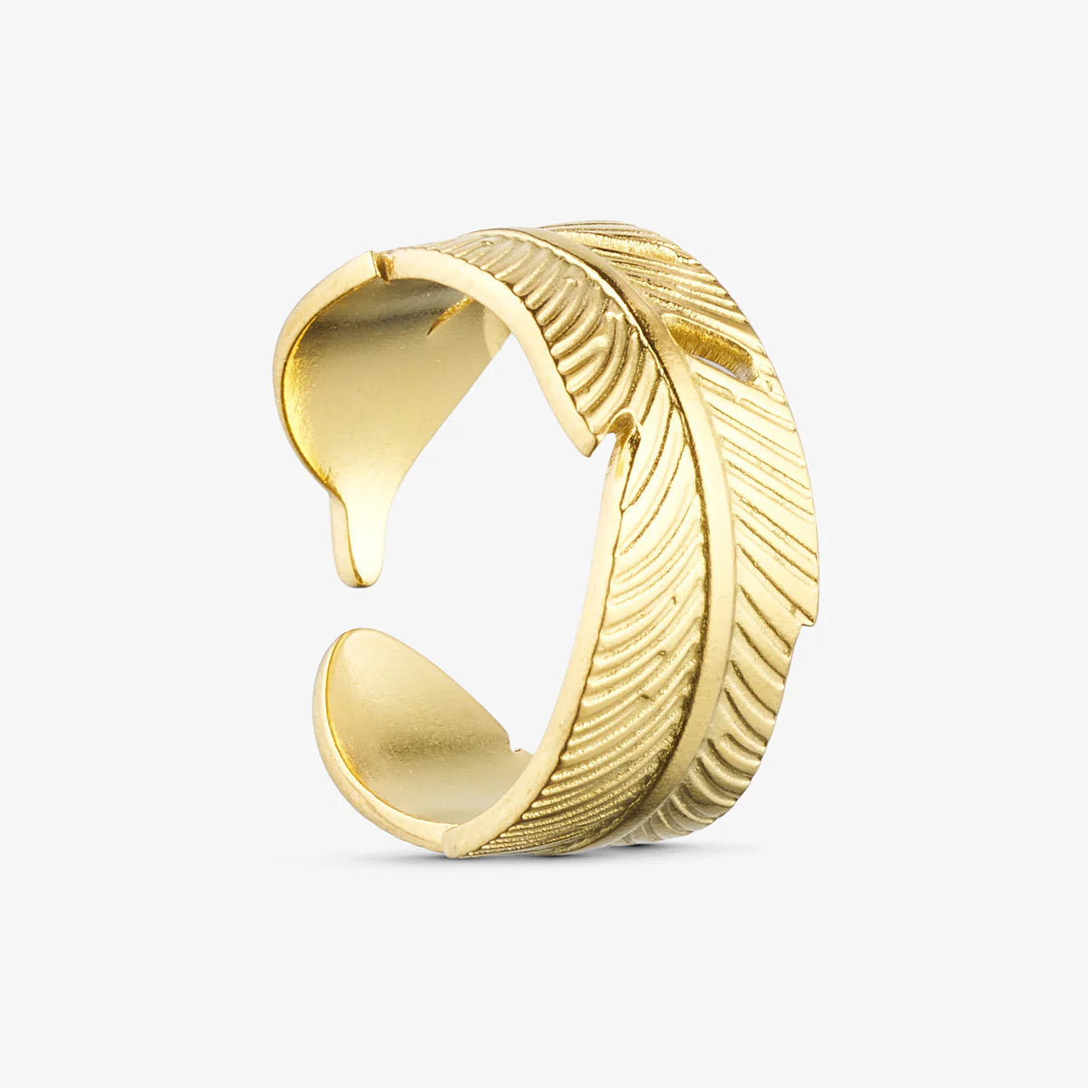 Leafy Ring - 18 karat guldbelagt
