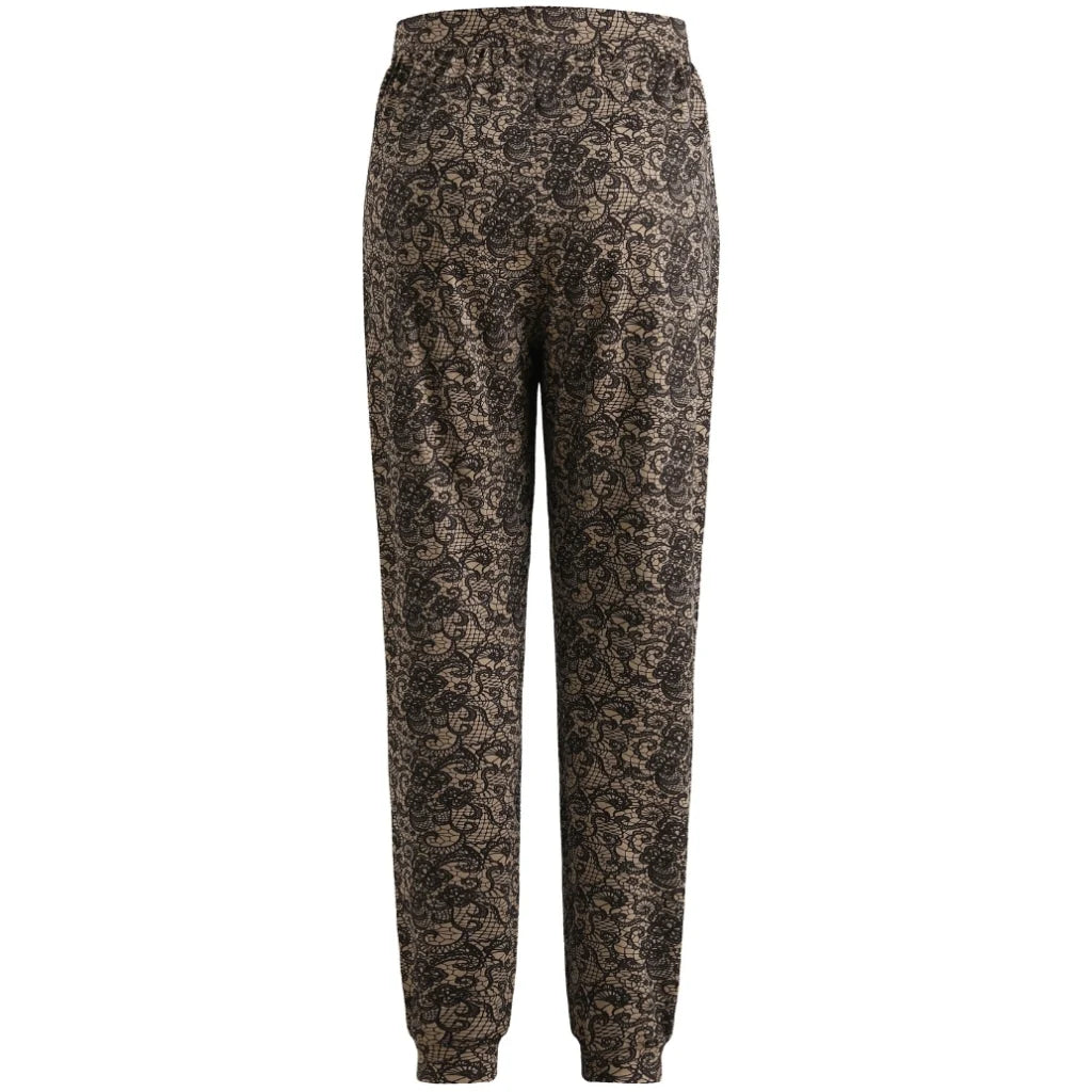 Alma Pants - Mocca Brown Lace