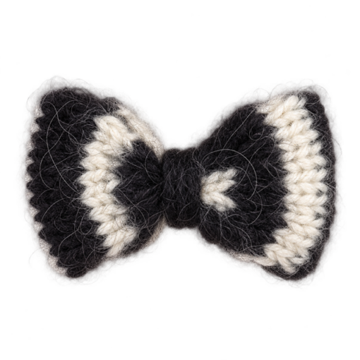 BOW Broche Mohair - Black/Nature