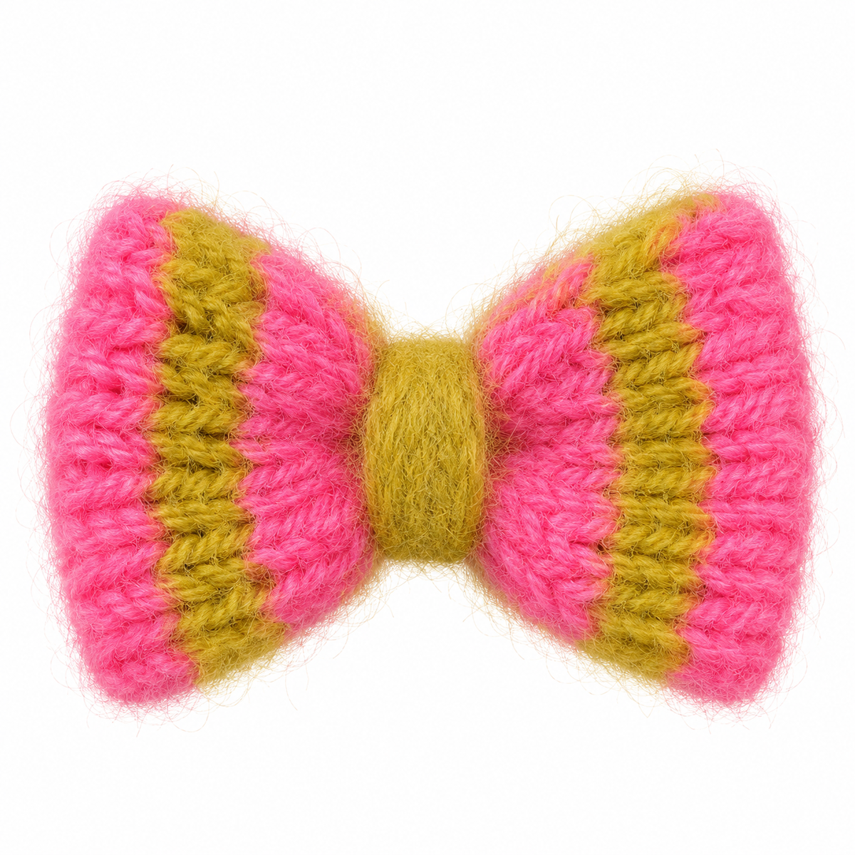 BOW Broche Mohair - Pink/Yellow
