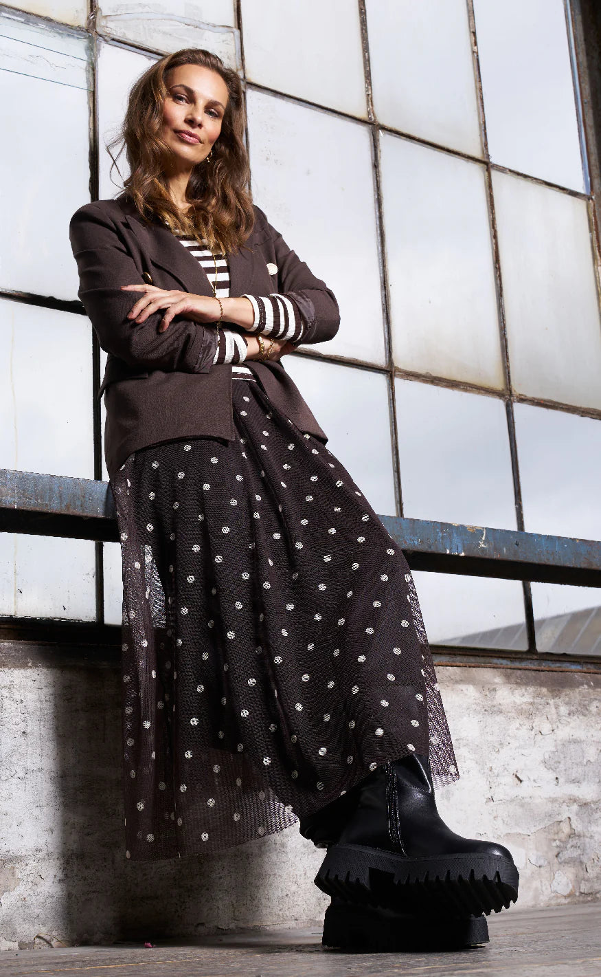 Tatiana Skirt - Moro Dot