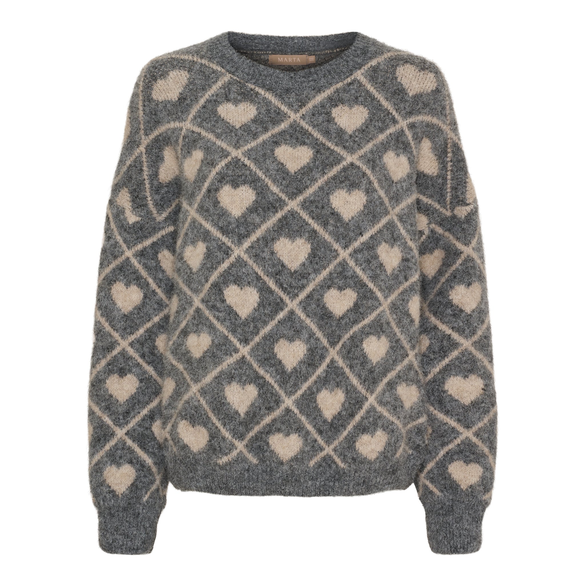 Feray Knit - Grigio/Beige