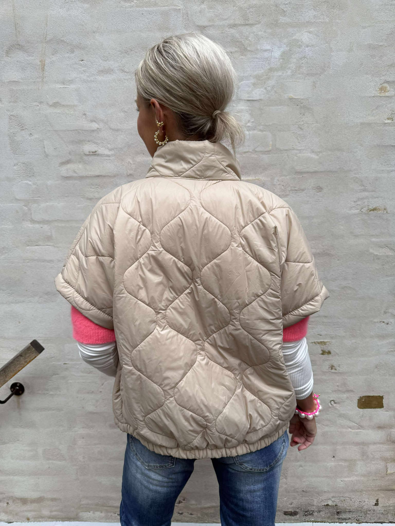 Bianca Vest - Beige Pink
