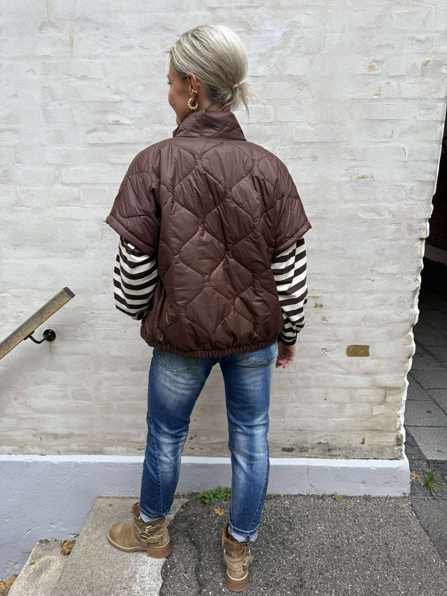 Bianca Vest - Brown Coral