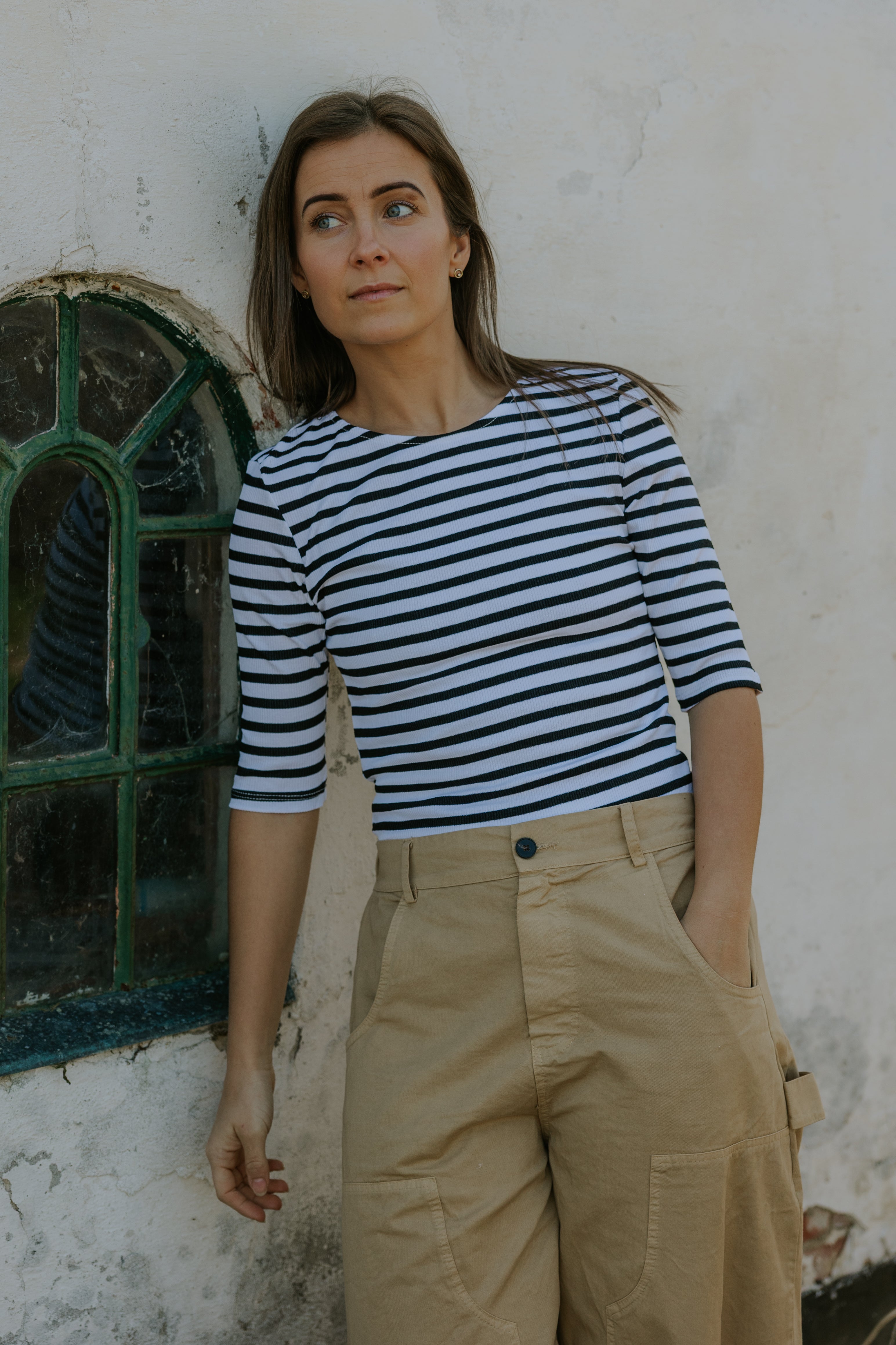 Everyday Stripes Blus - Svart