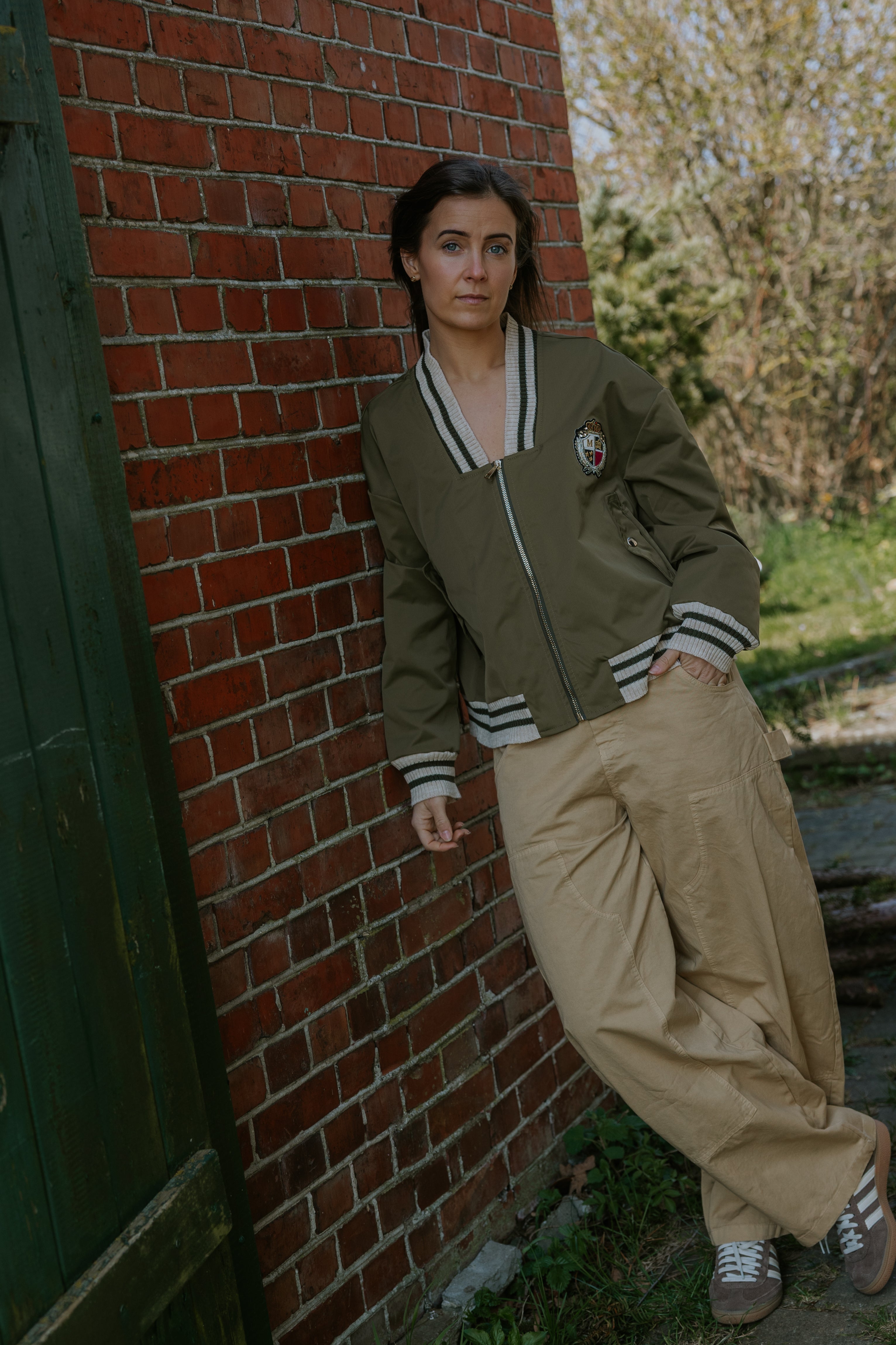 Sandy Bomber Jacket - Militare