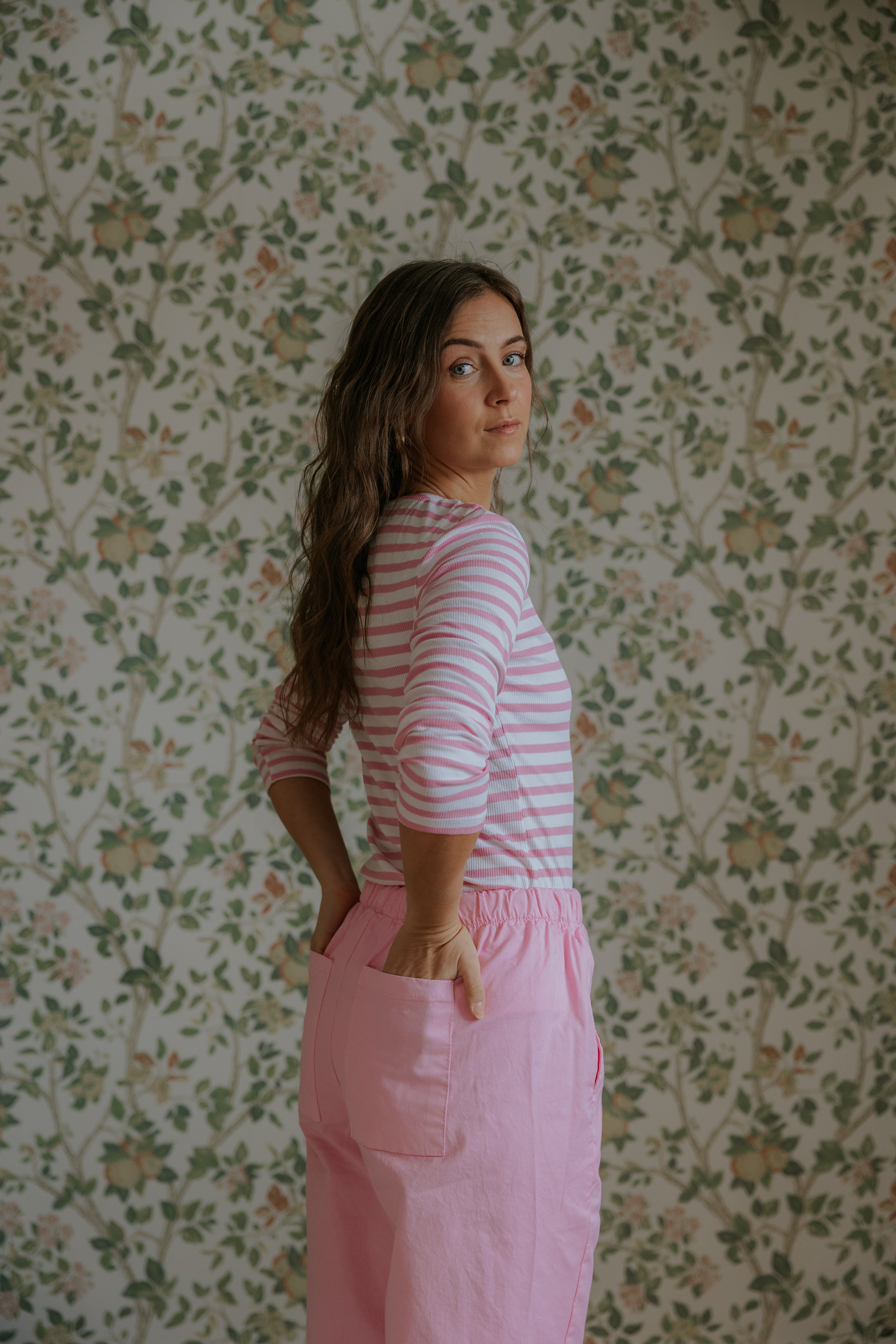Everyday Stripes Blus - Bubblegum