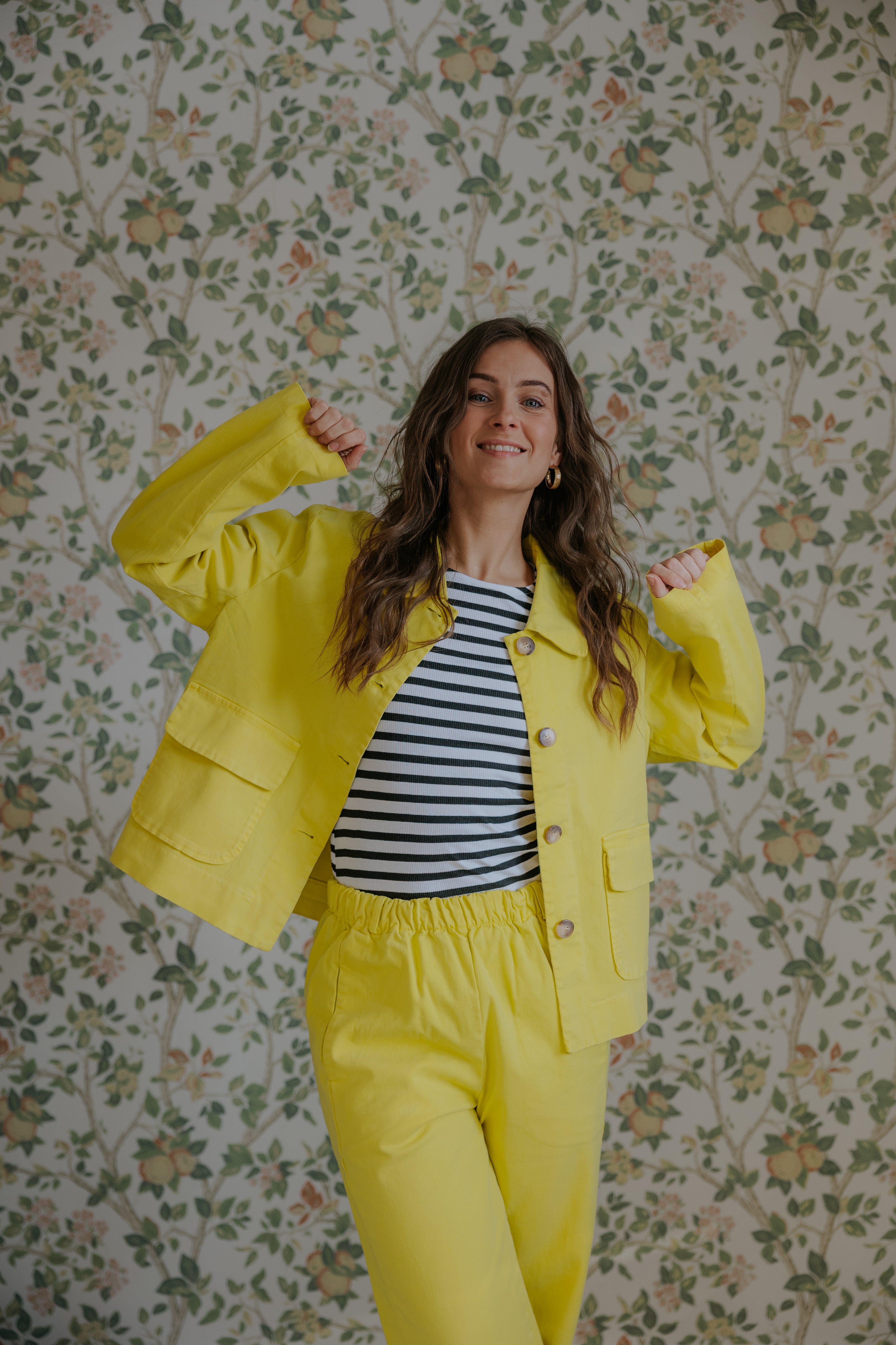 Everyday Stripes Blouse - Black