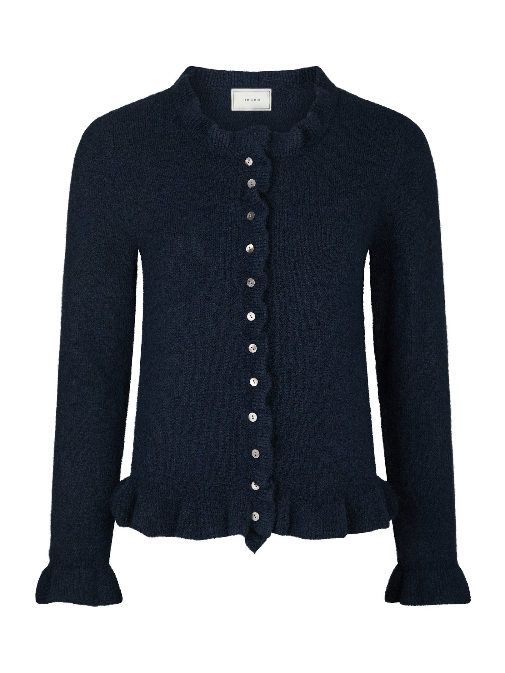 Elowen Knit Blouse - Navy